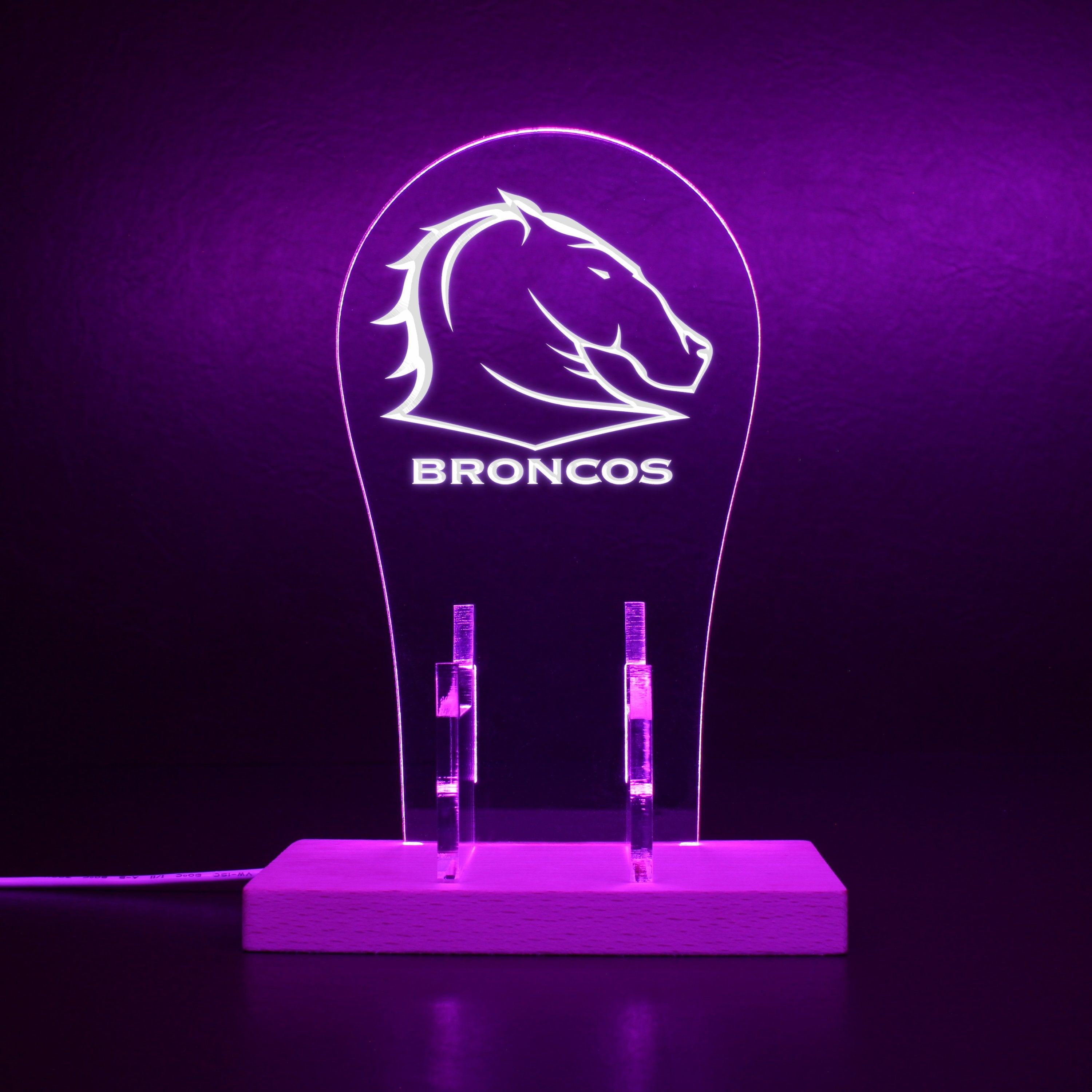 Brisbane Broncos RGB LED Gaming Headset Controller Stand