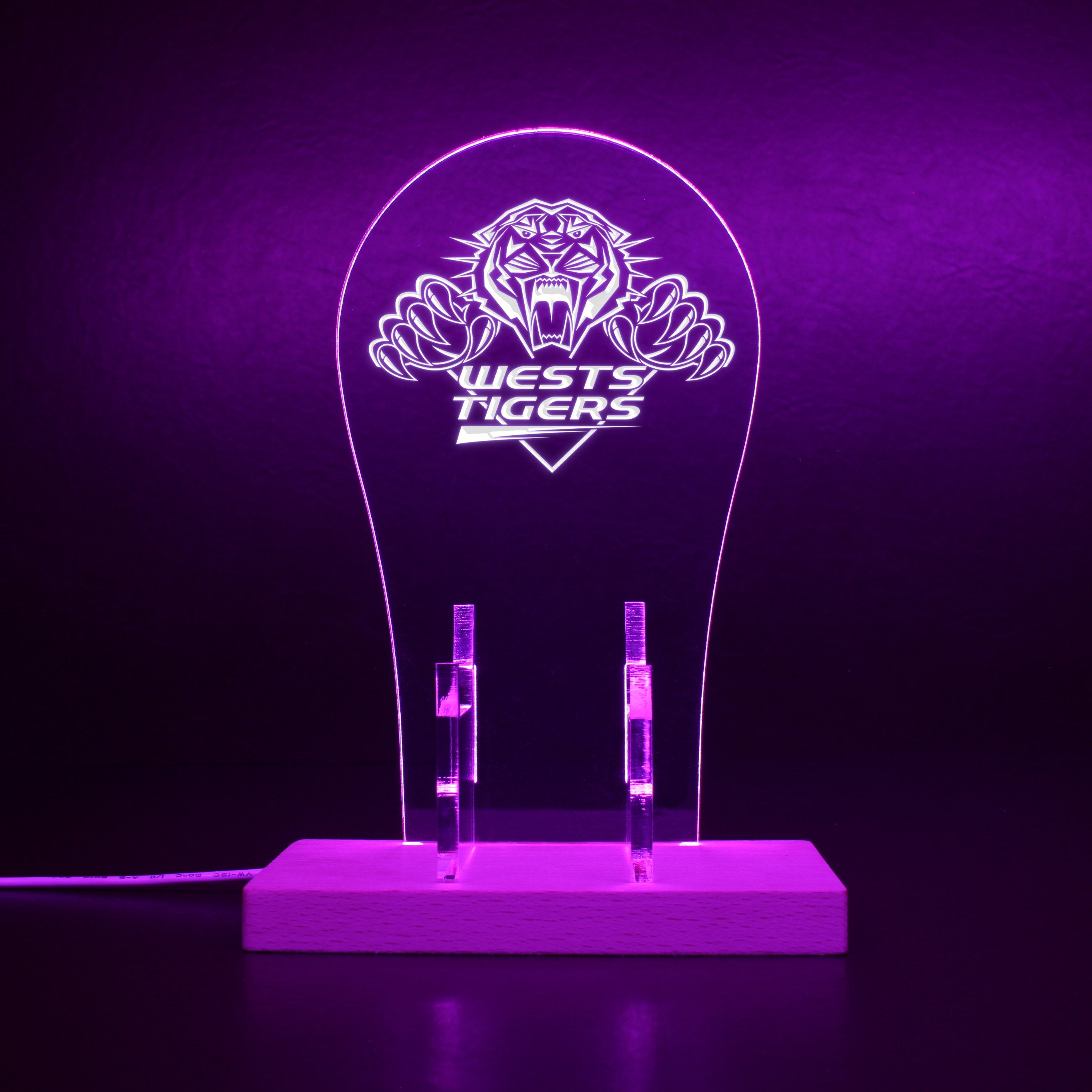 Wests Tigers RGB LED Gaming Headset Controller Stand