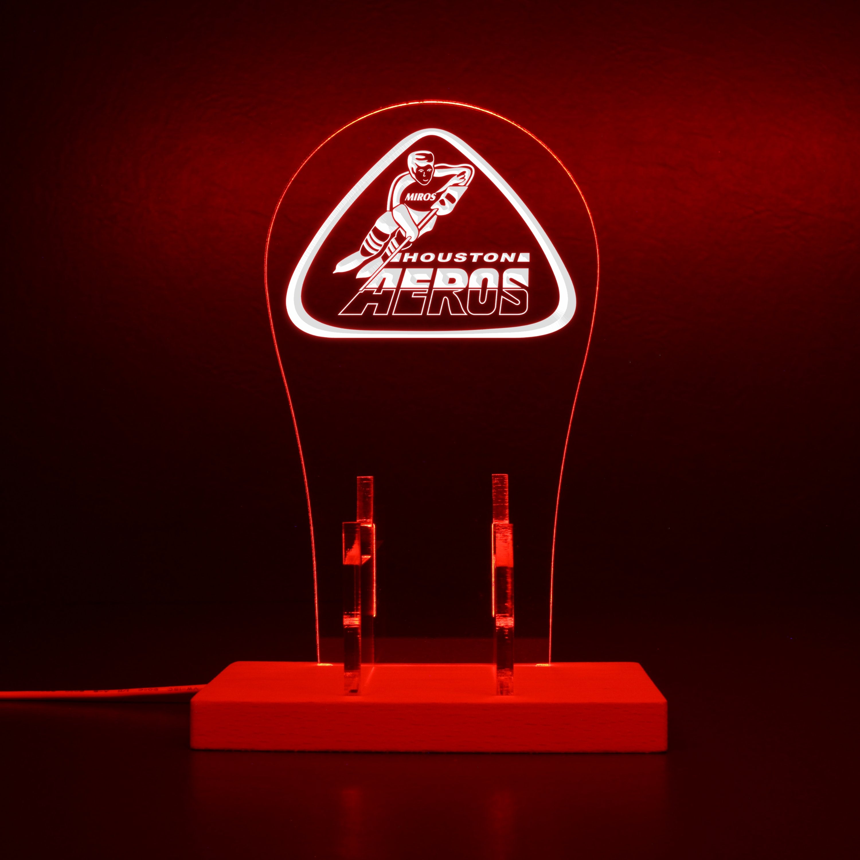 Houston Aeros RGB LED Gaming Headset Controller Stand