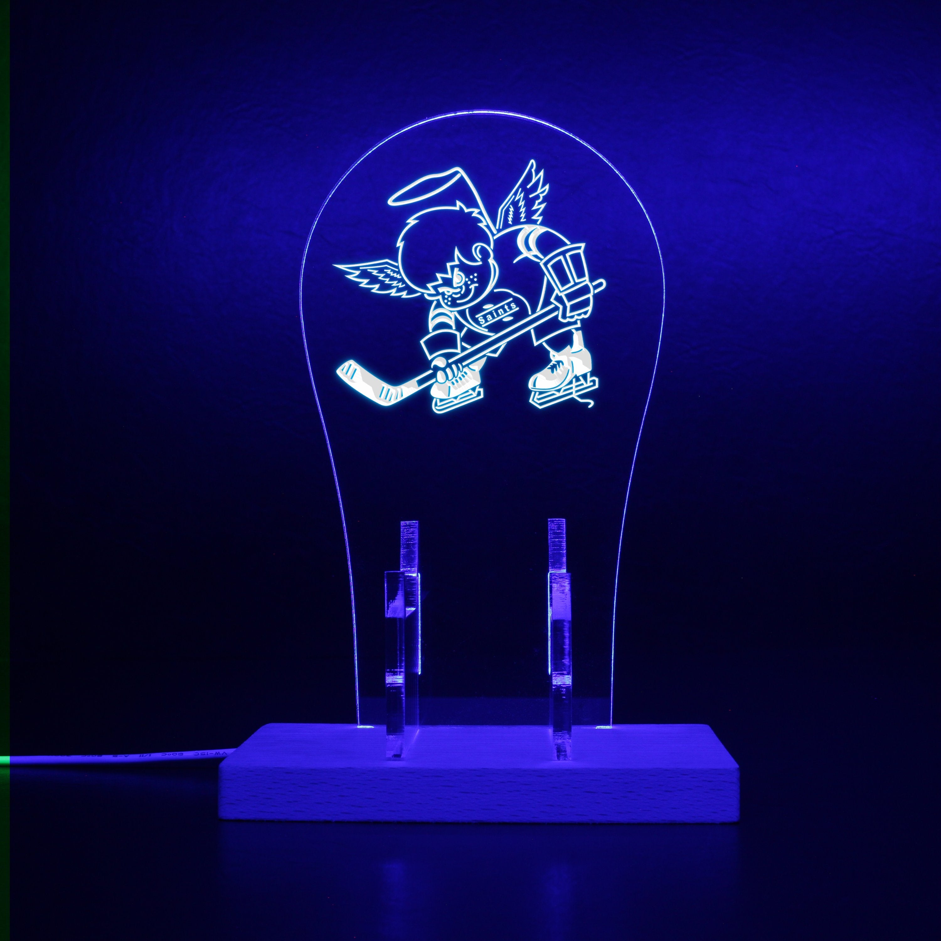 Minnesota Fighting Saints RGB LED Gaming Headset Controller Stand