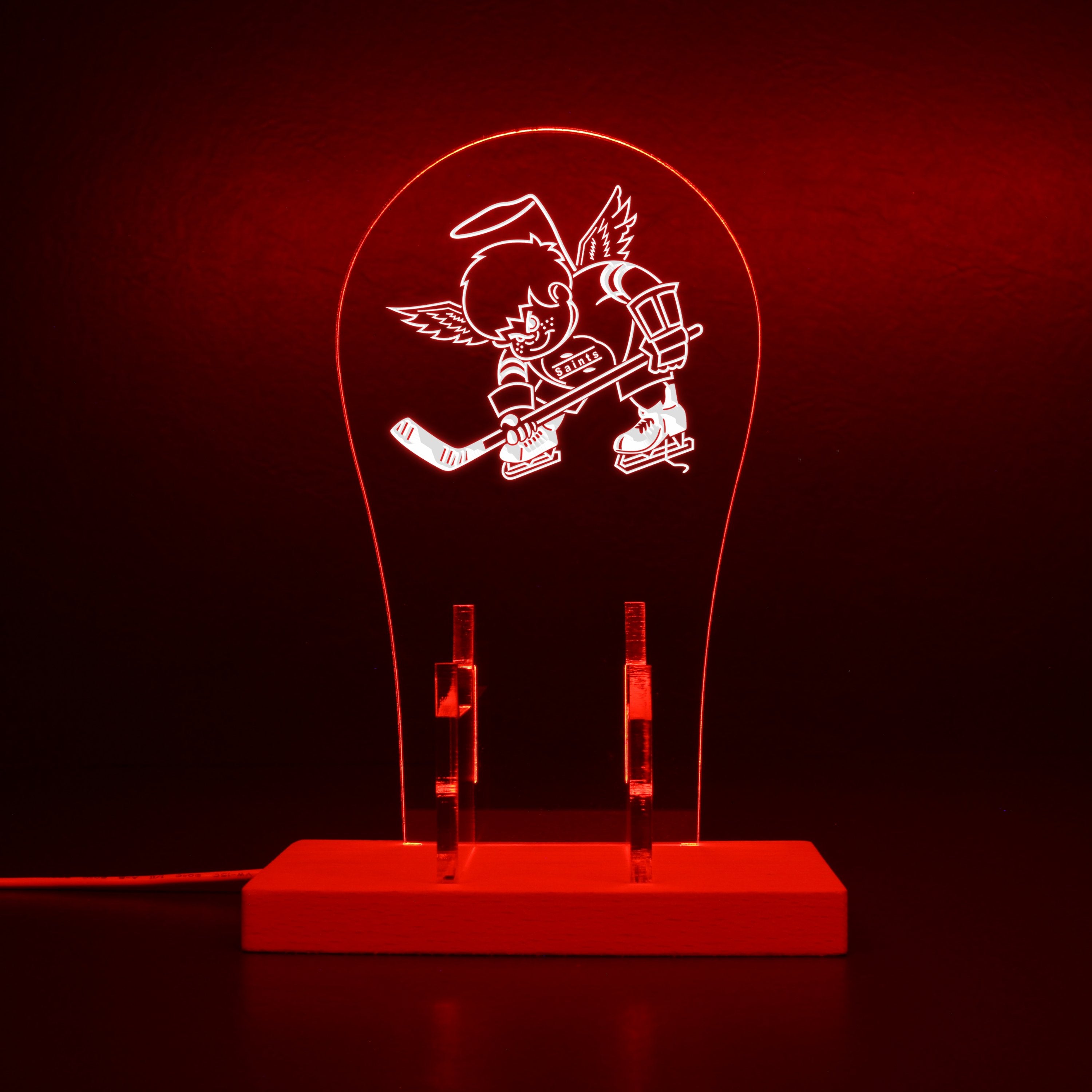 Minnesota Fighting Saints RGB LED Gaming Headset Controller Stand