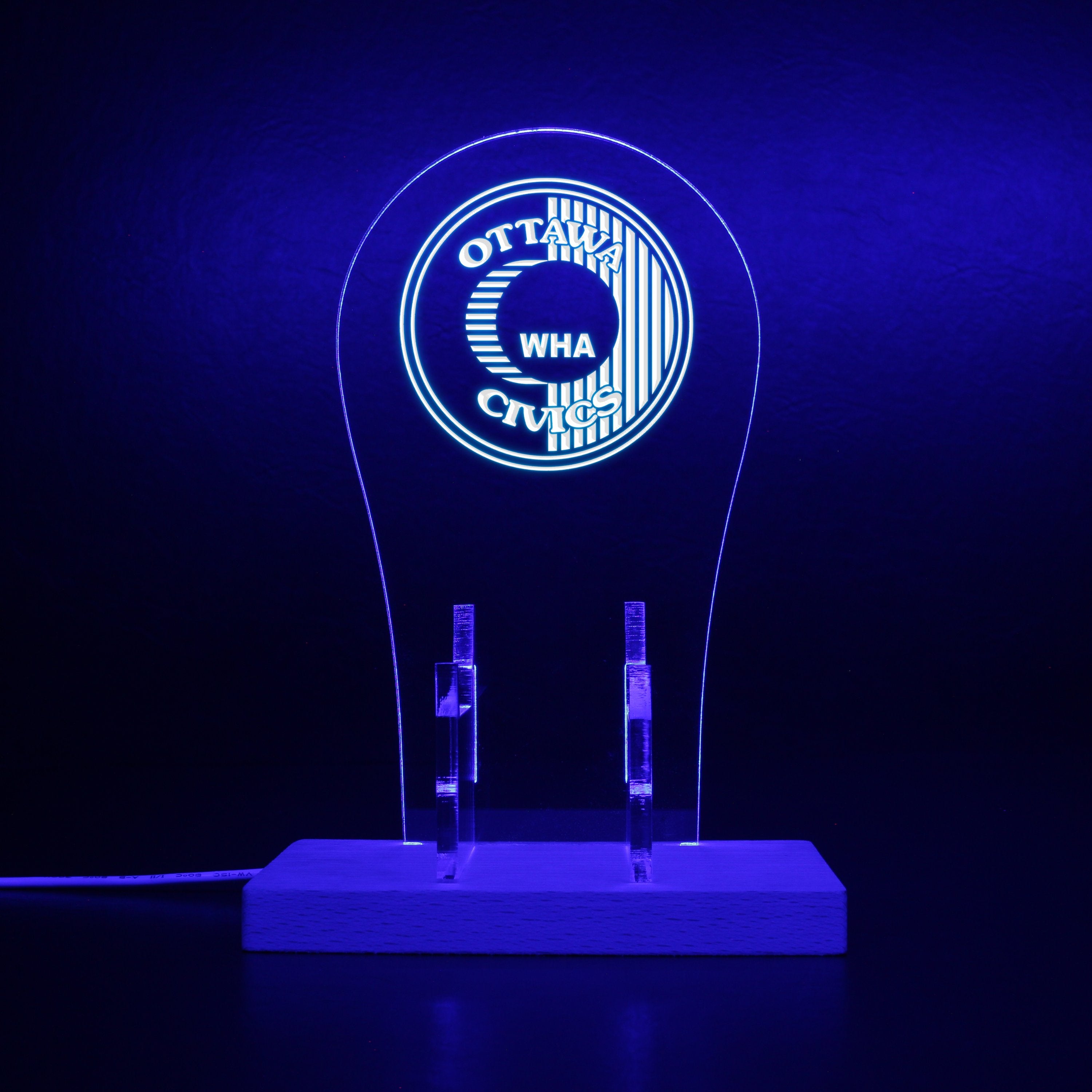 The Ottawa Civics RGB LED Gaming Headset Controller Stand