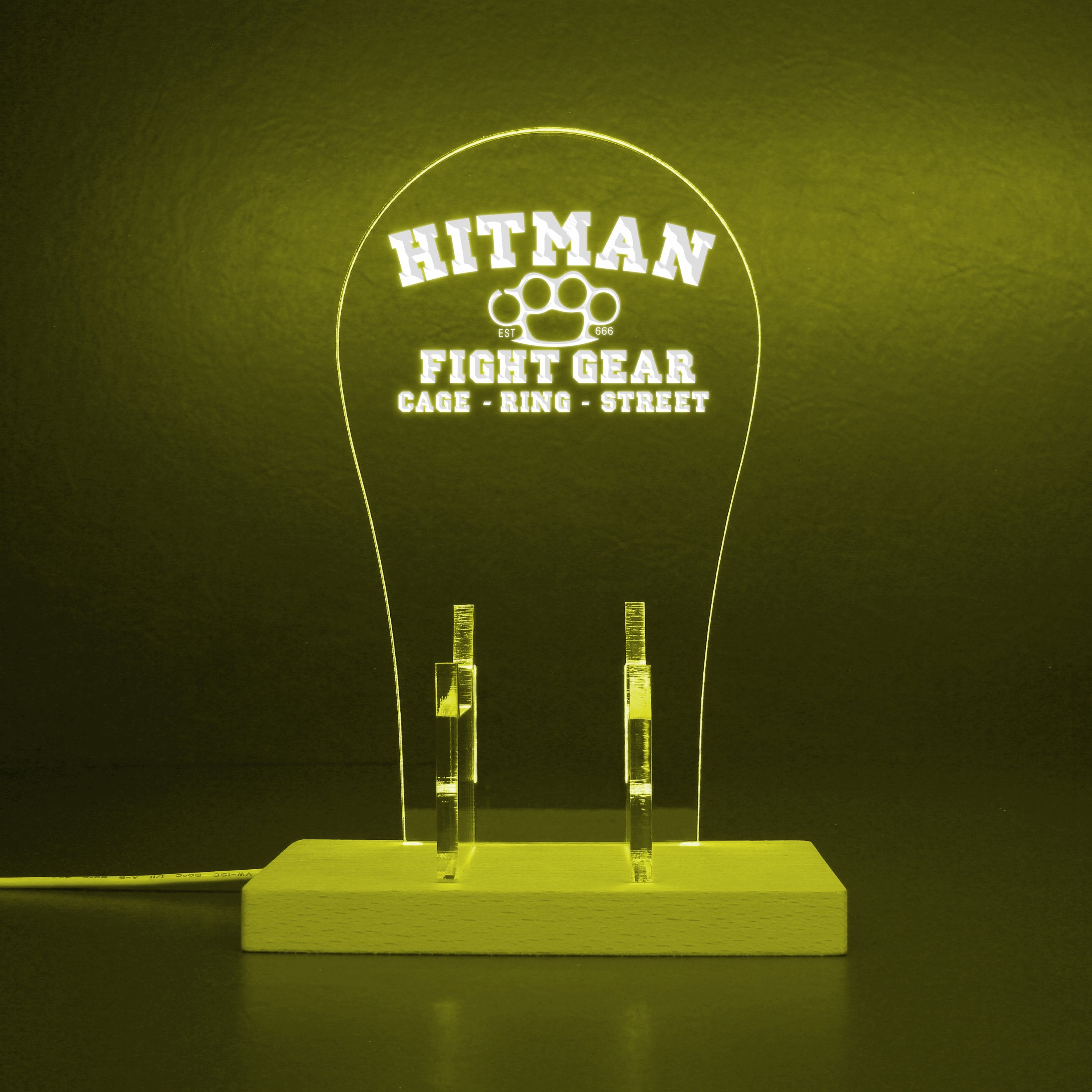 Hitman Fight Gear RGB LED Gaming Headset Controller Stand