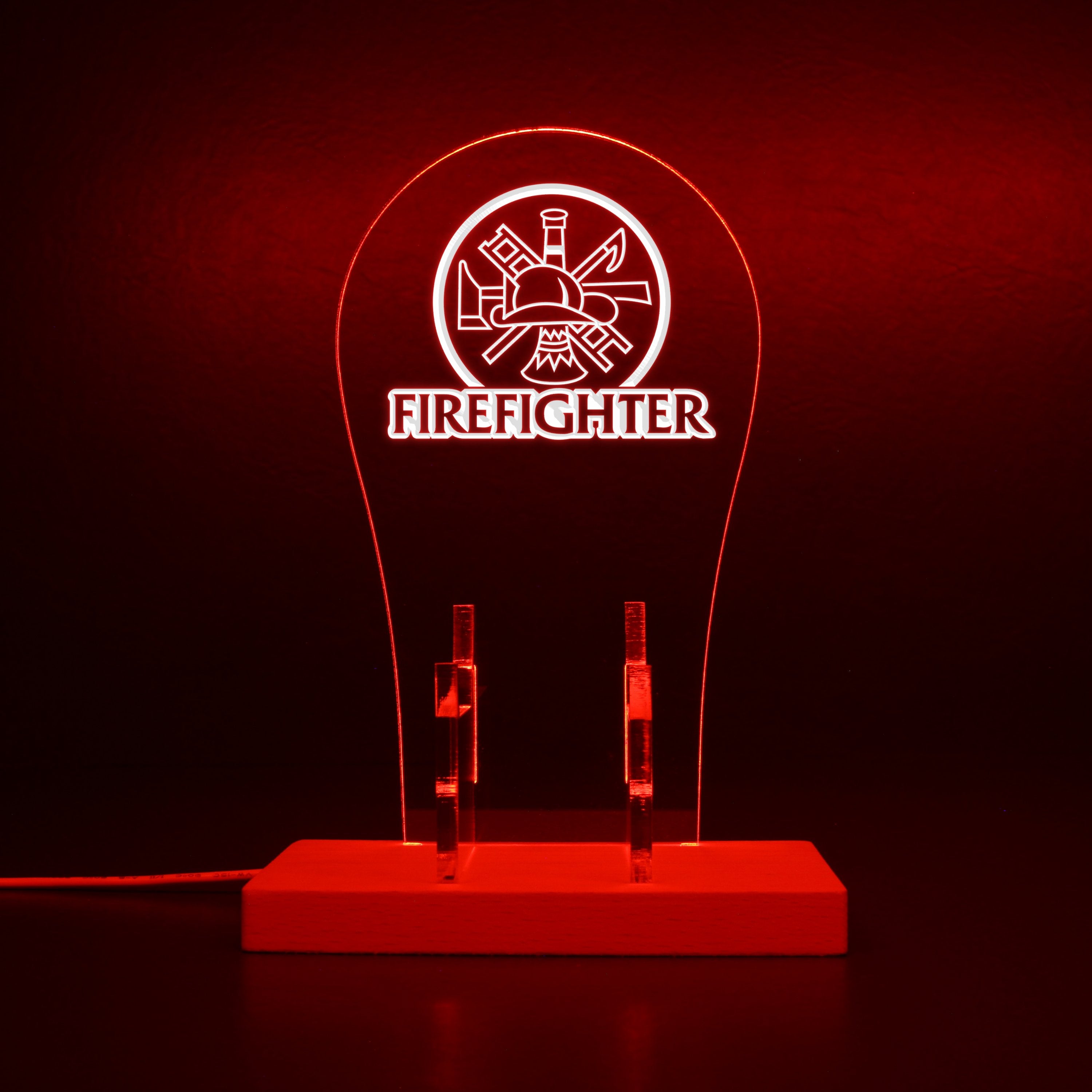 Firefighter RGB LED Gaming Headset Controller Stand