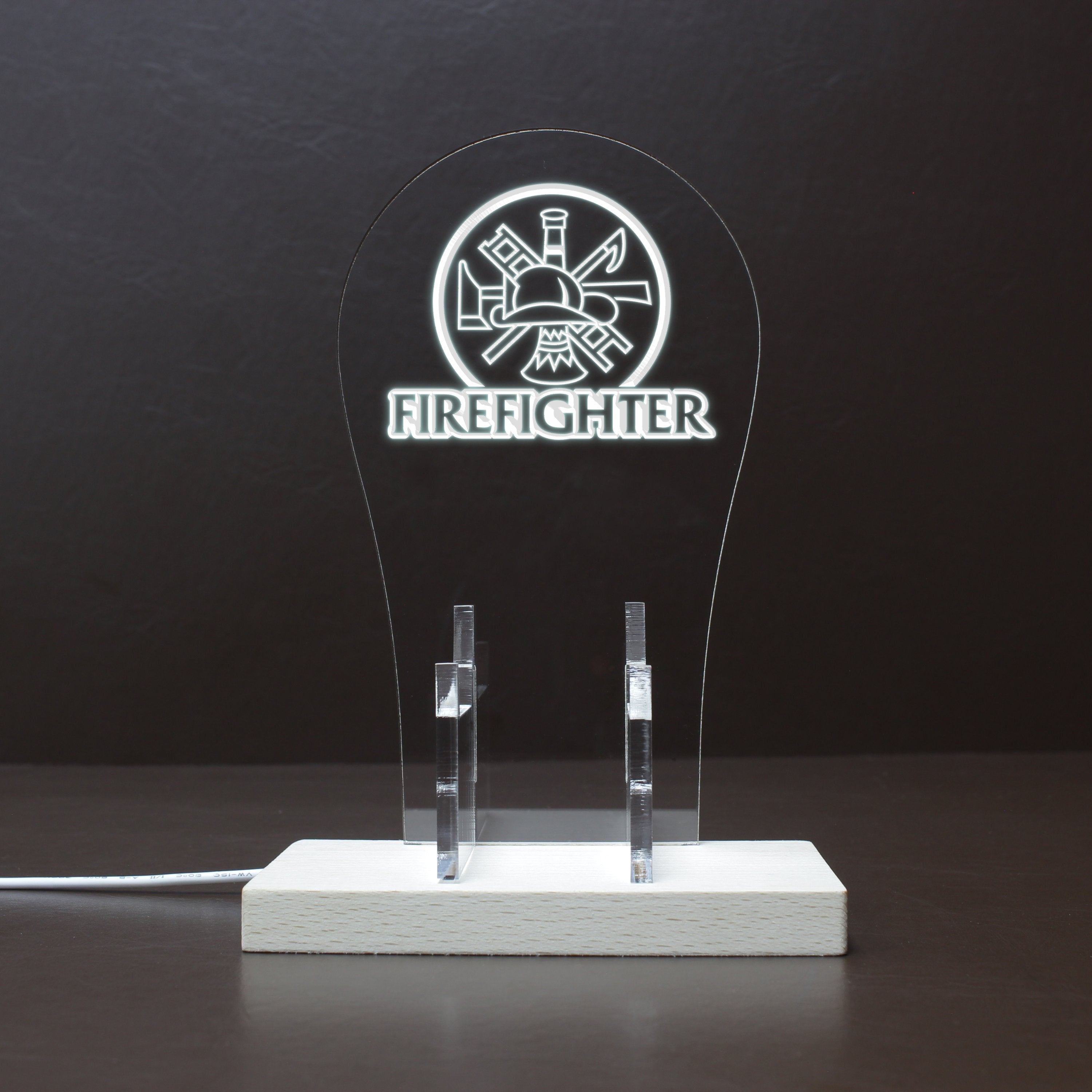 Firefighter RGB LED Gaming Headset Controller Stand