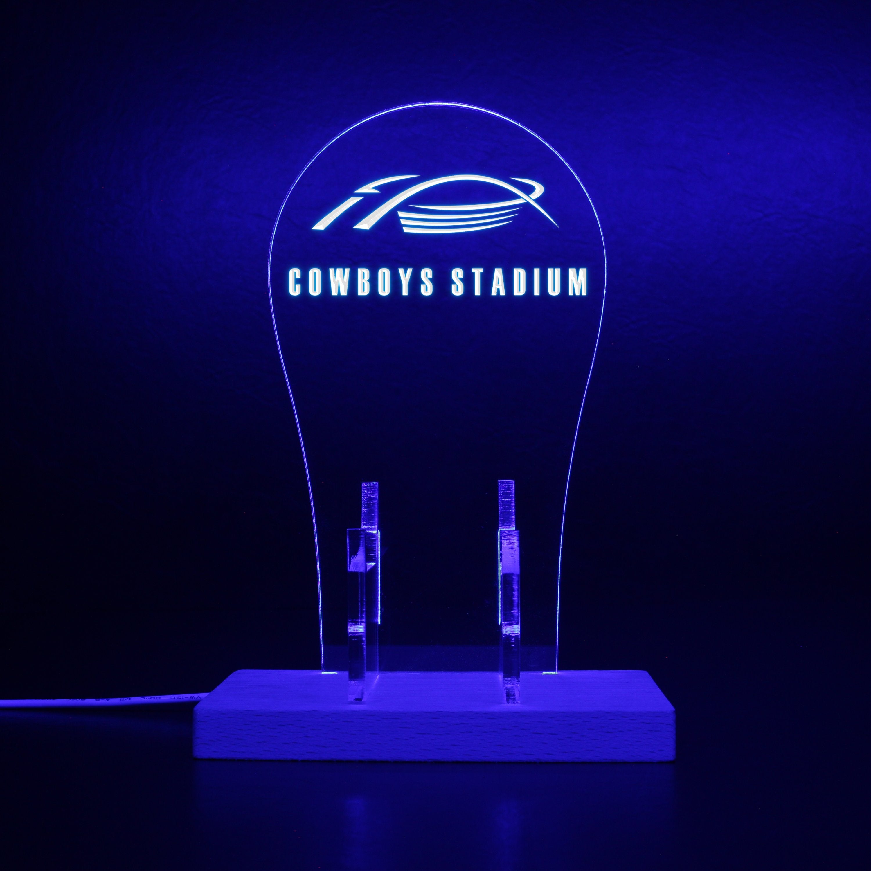 Dallas Cowboys Texas Stadium RGB LED Gaming Headset Controller Stand