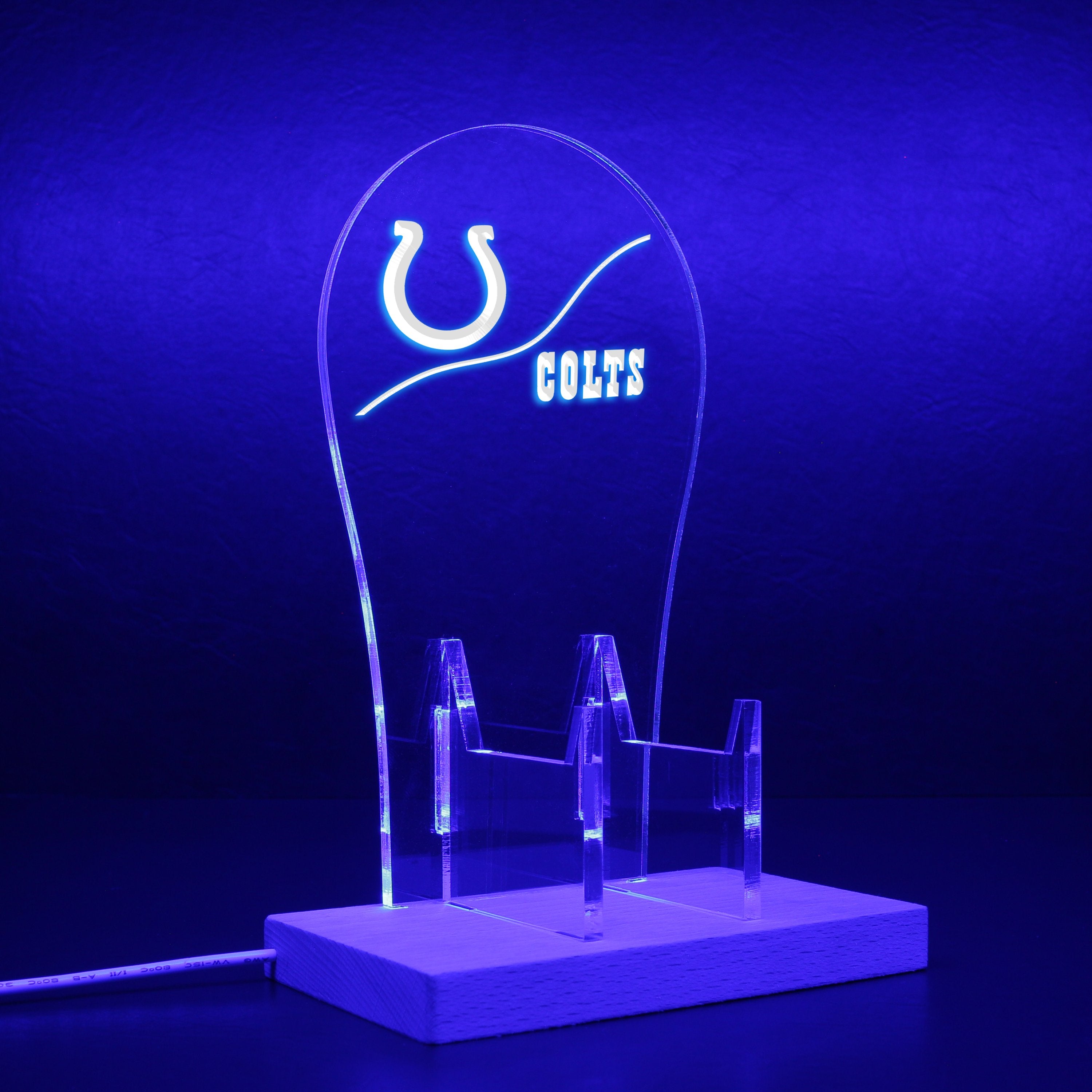 Indianapolis Colts NFL RGB LED Gaming Headset Controller Stand