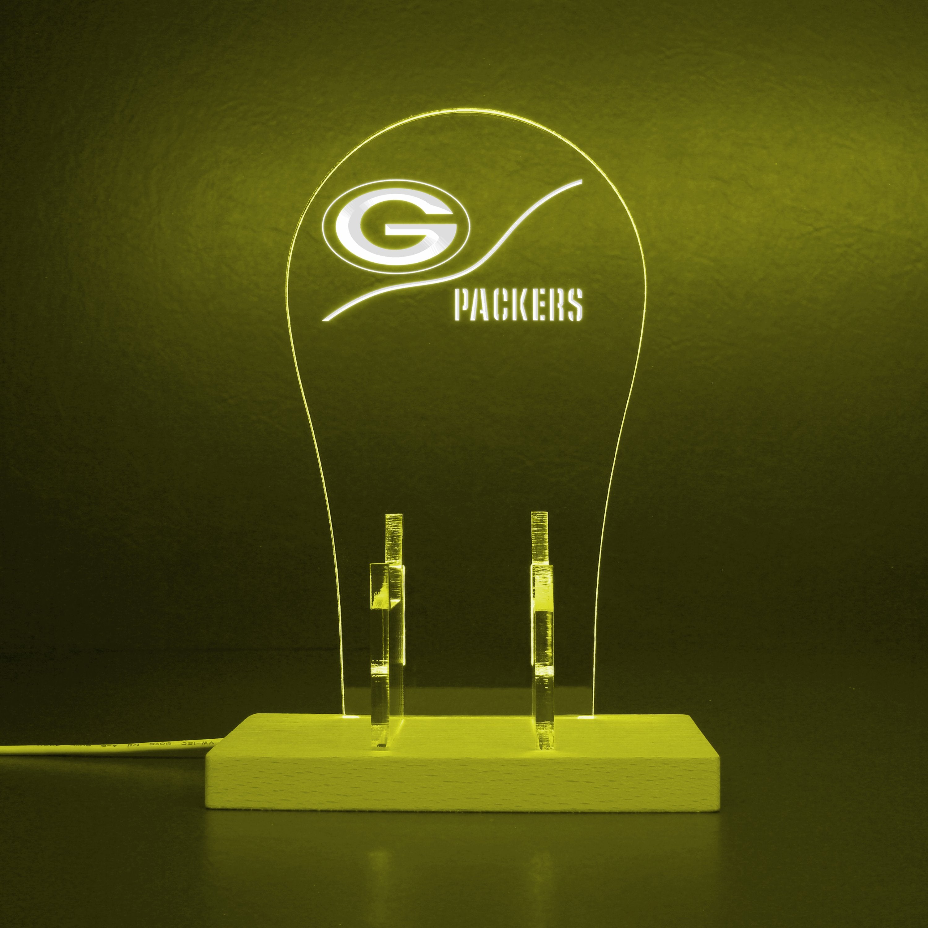 Green Bay Packers NFL RGB LED Gaming Headset Controller Stand