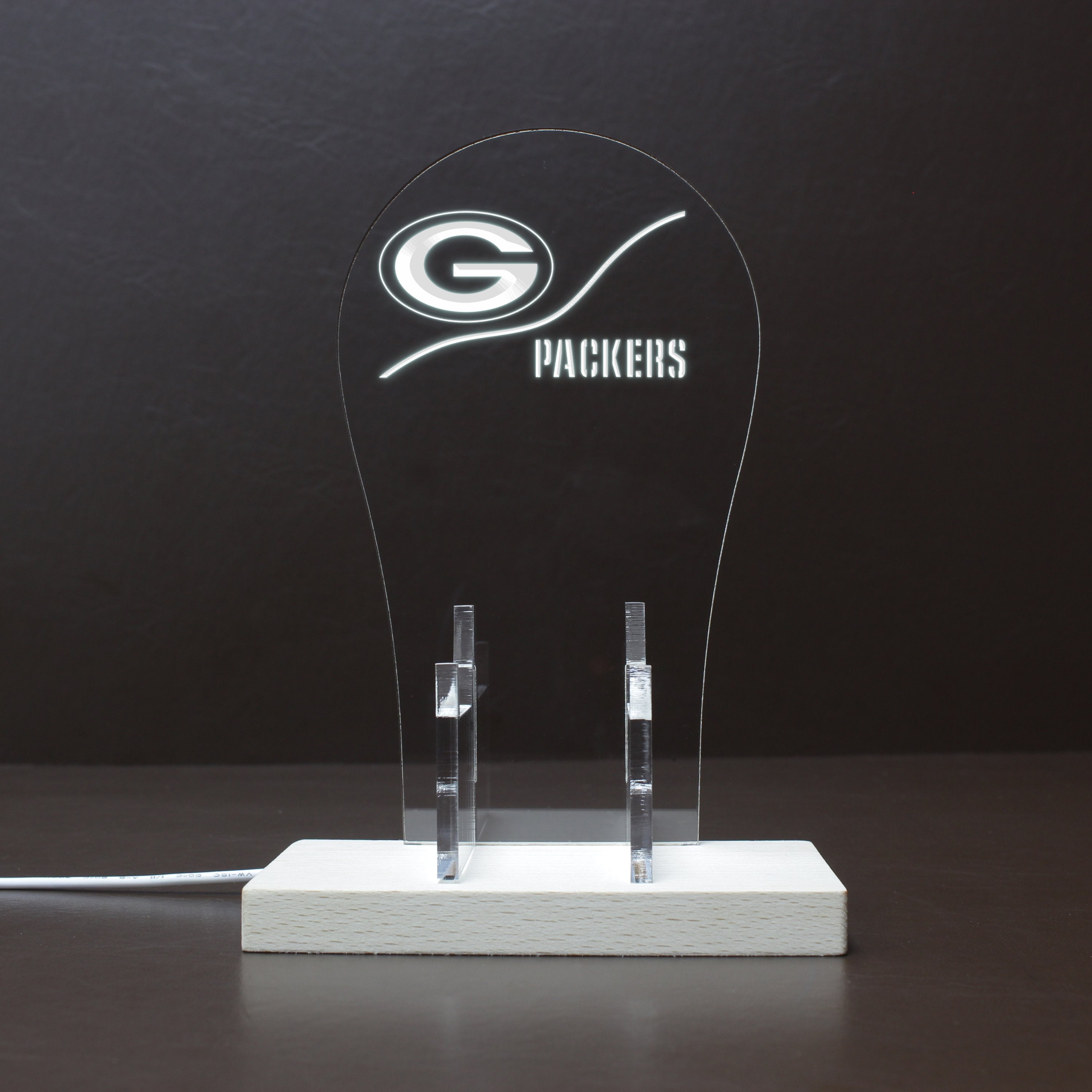 Green Bay Packers NFL RGB LED Gaming Headset Controller Stand