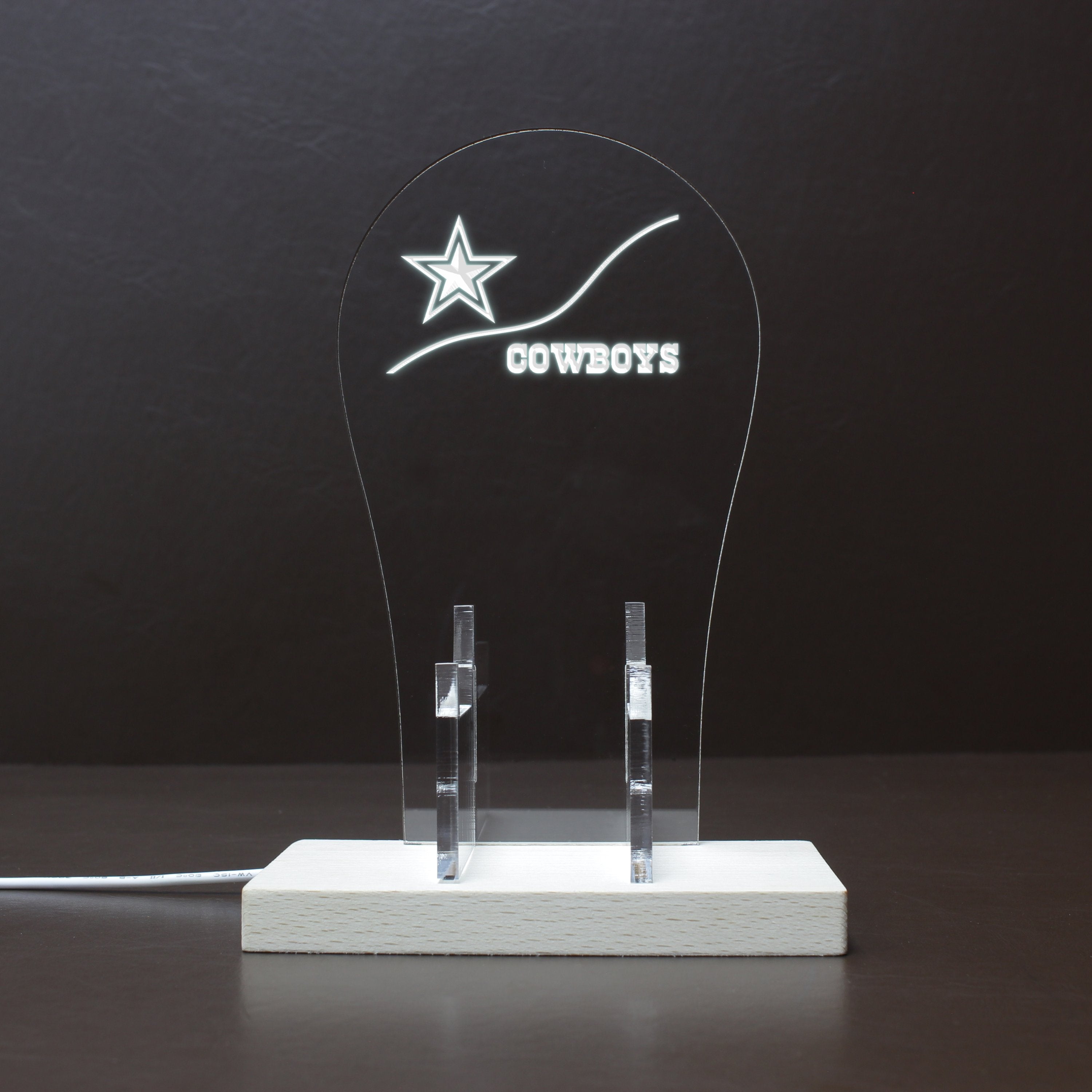 Dallas Cowboys NFL RGB LED Gaming Headset Controller Stand