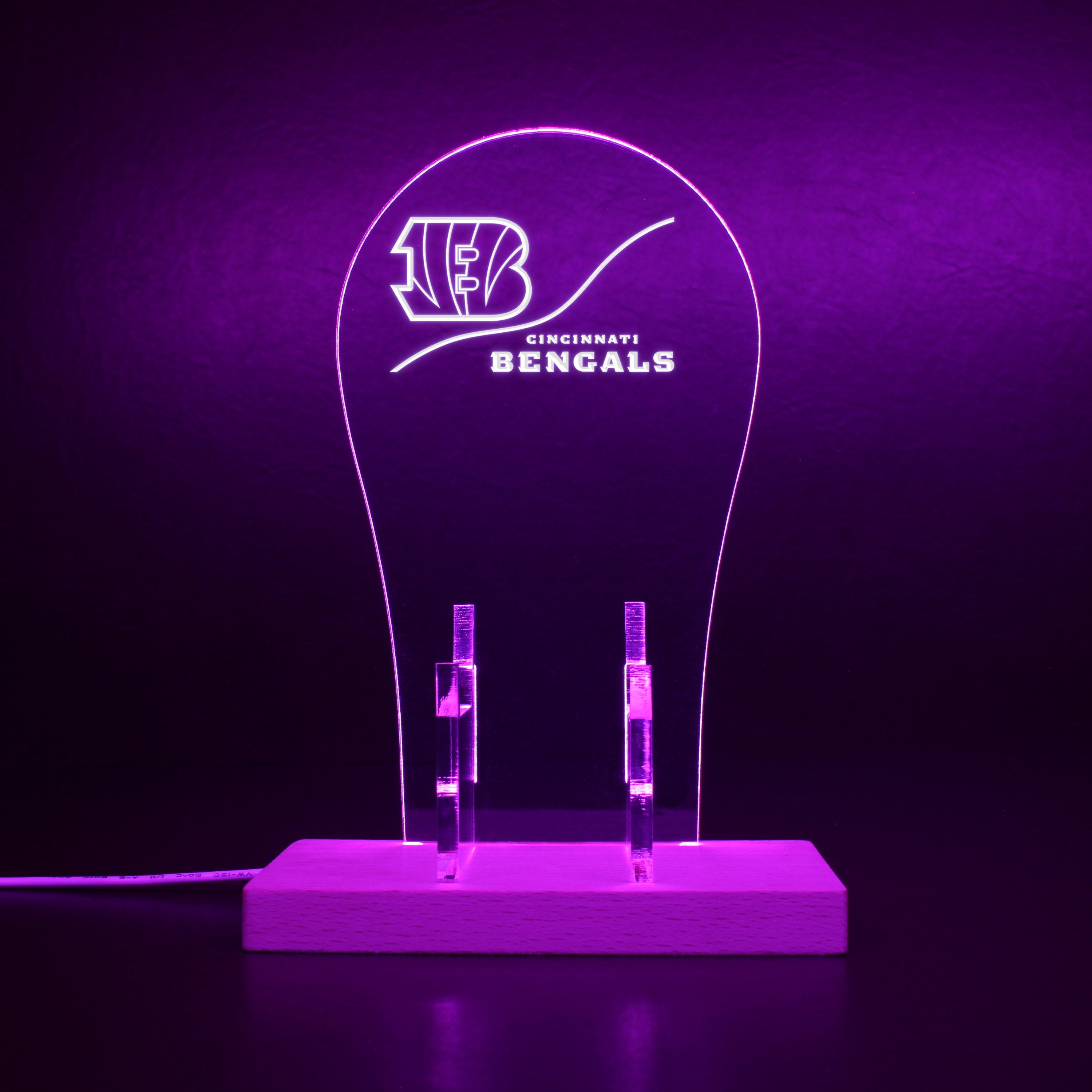 Cincinnati Bengals NFL RGB LED Gaming Headset Controller Stand