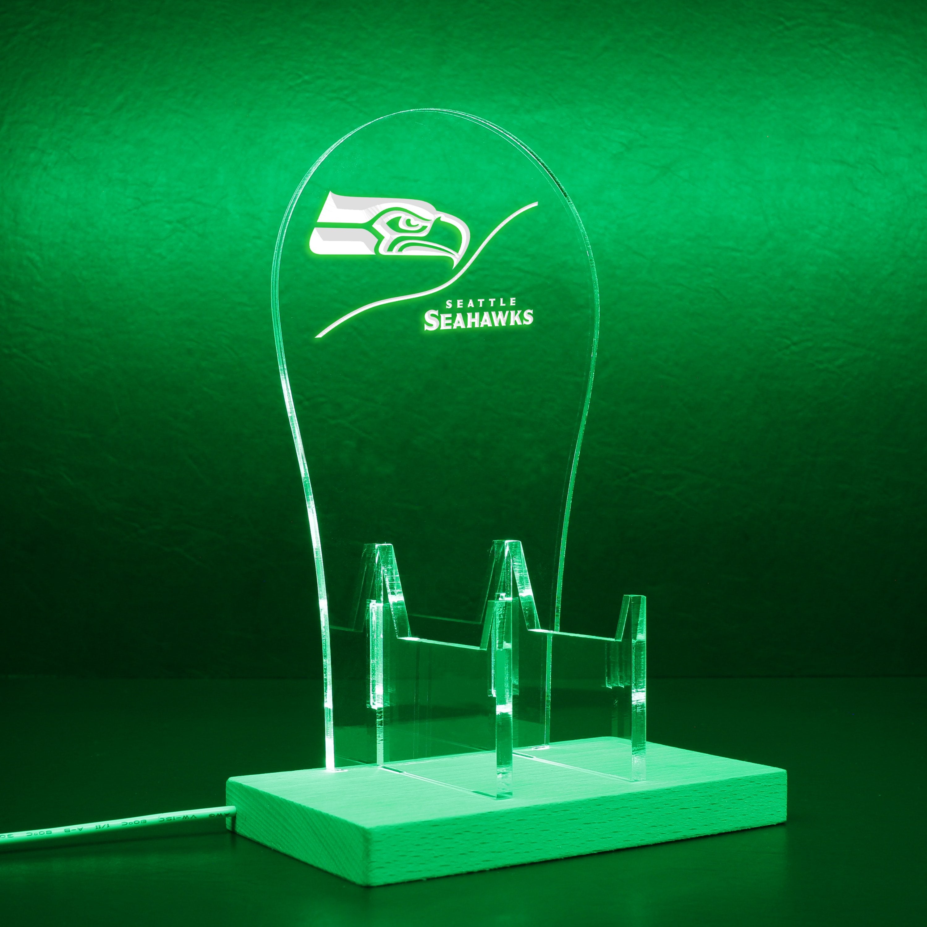 Seattle Seahawks NFL RGB LED Gaming Headset Controller Stand