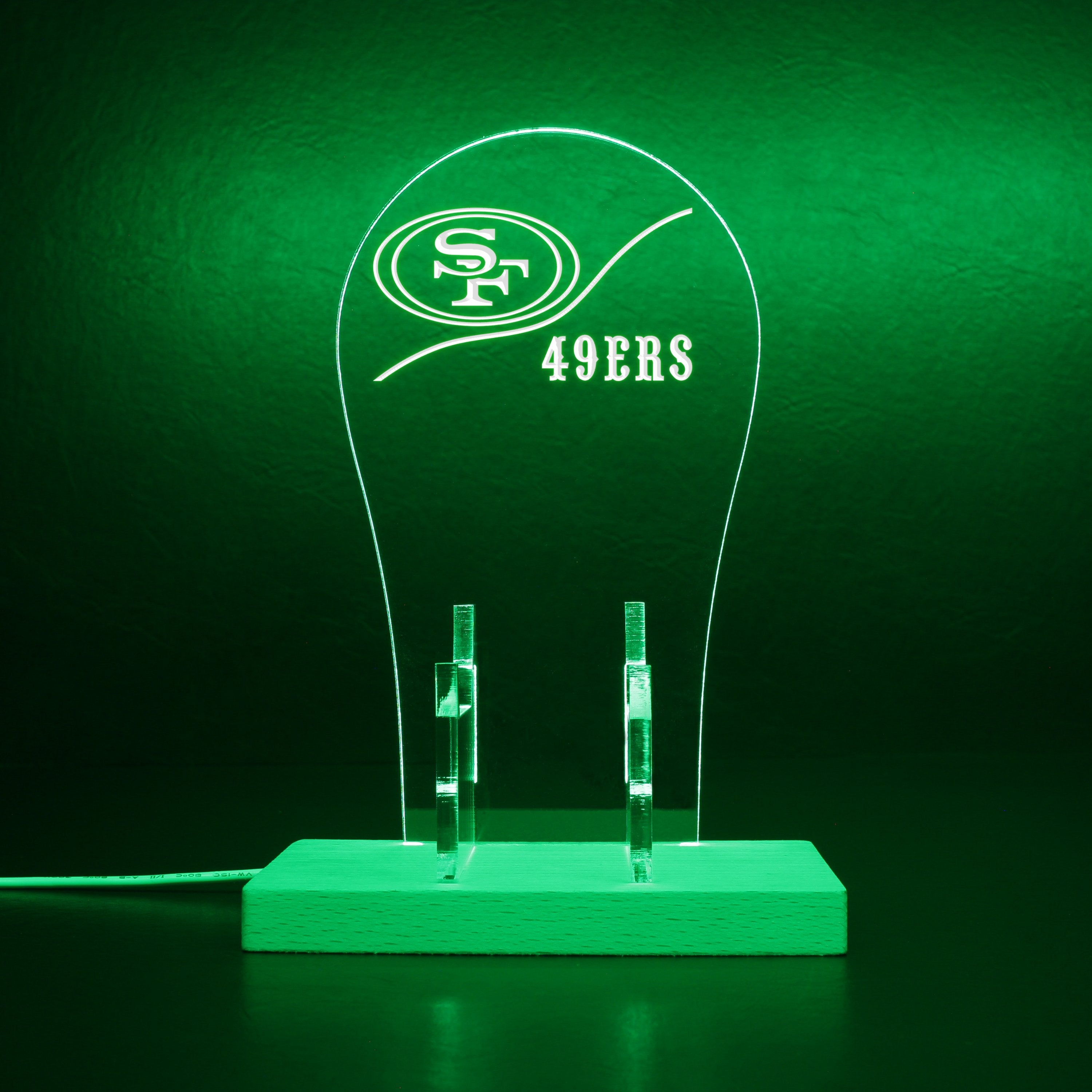 San Francisco 49Ers NFL RGB LED Gaming Headset Controller Stand