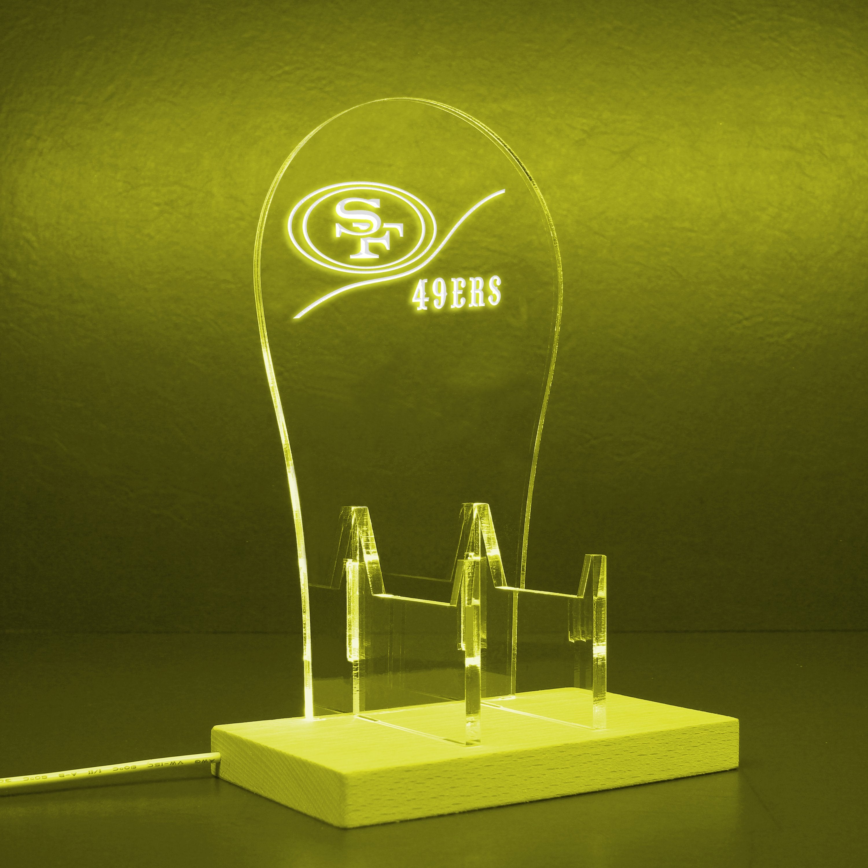 San Francisco 49Ers NFL RGB LED Gaming Headset Controller Stand