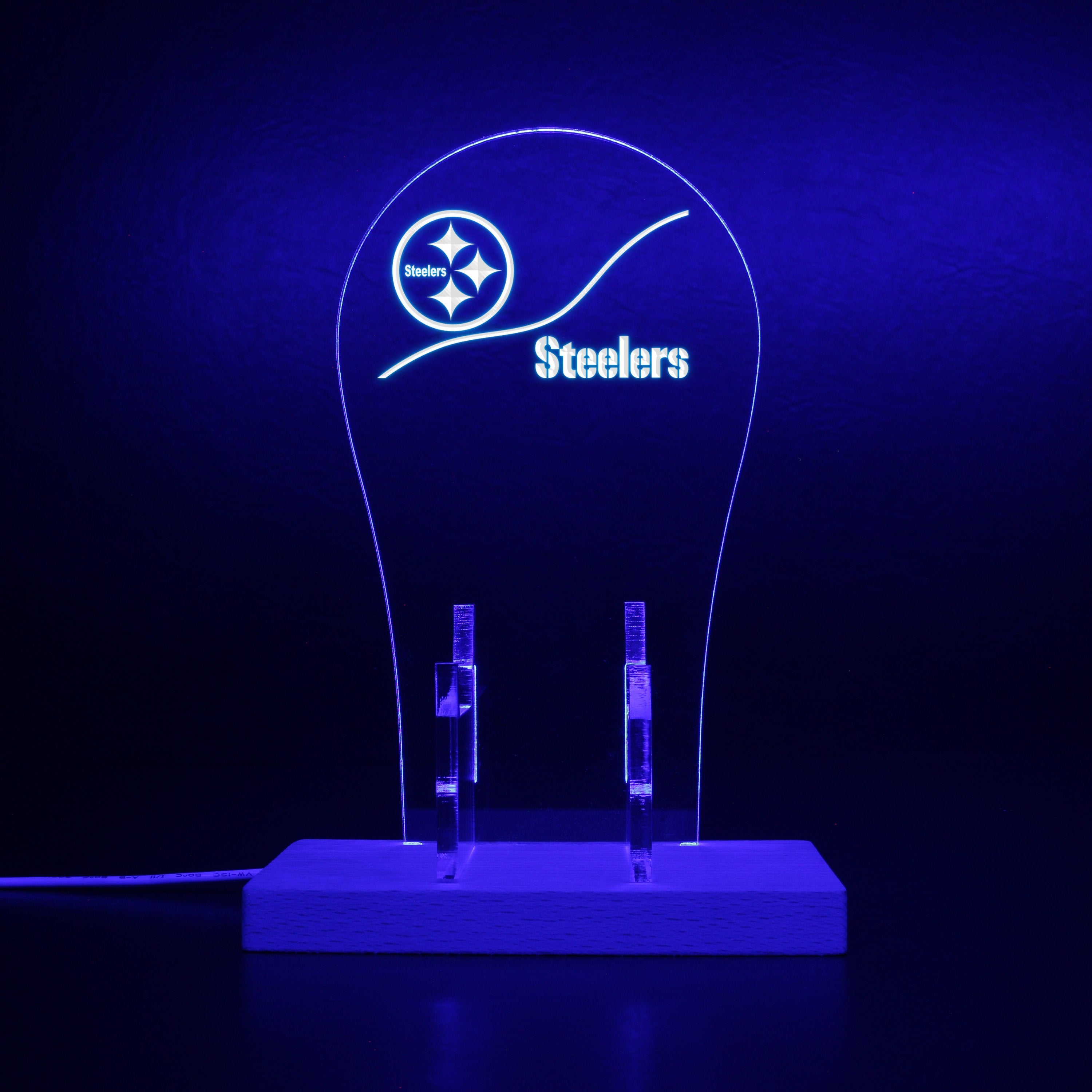 Pittsburgh Steelers NFL RGB LED Gaming Headset Controller Stand