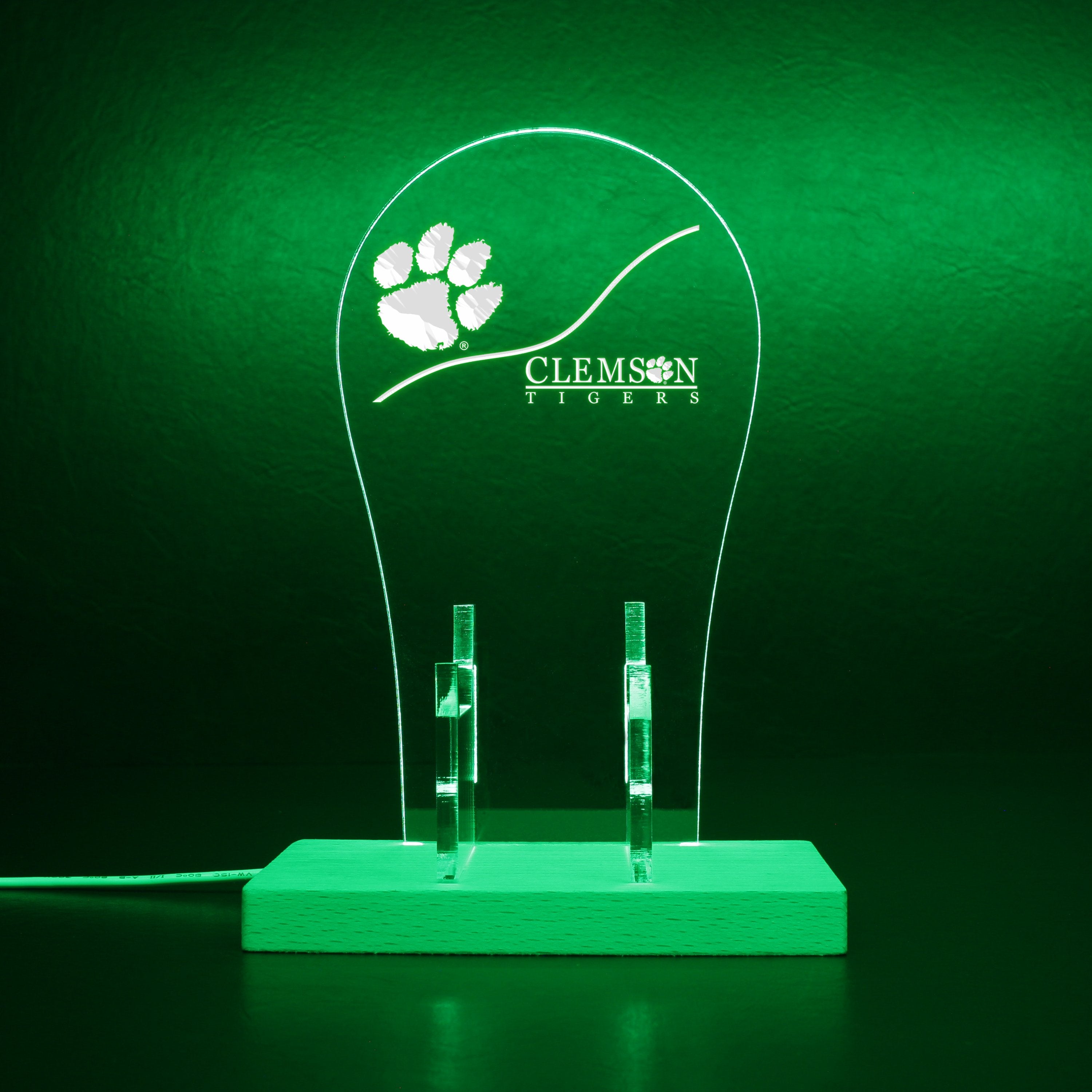 Clemson Tigers RGB LED Gaming Headset Controller Stand