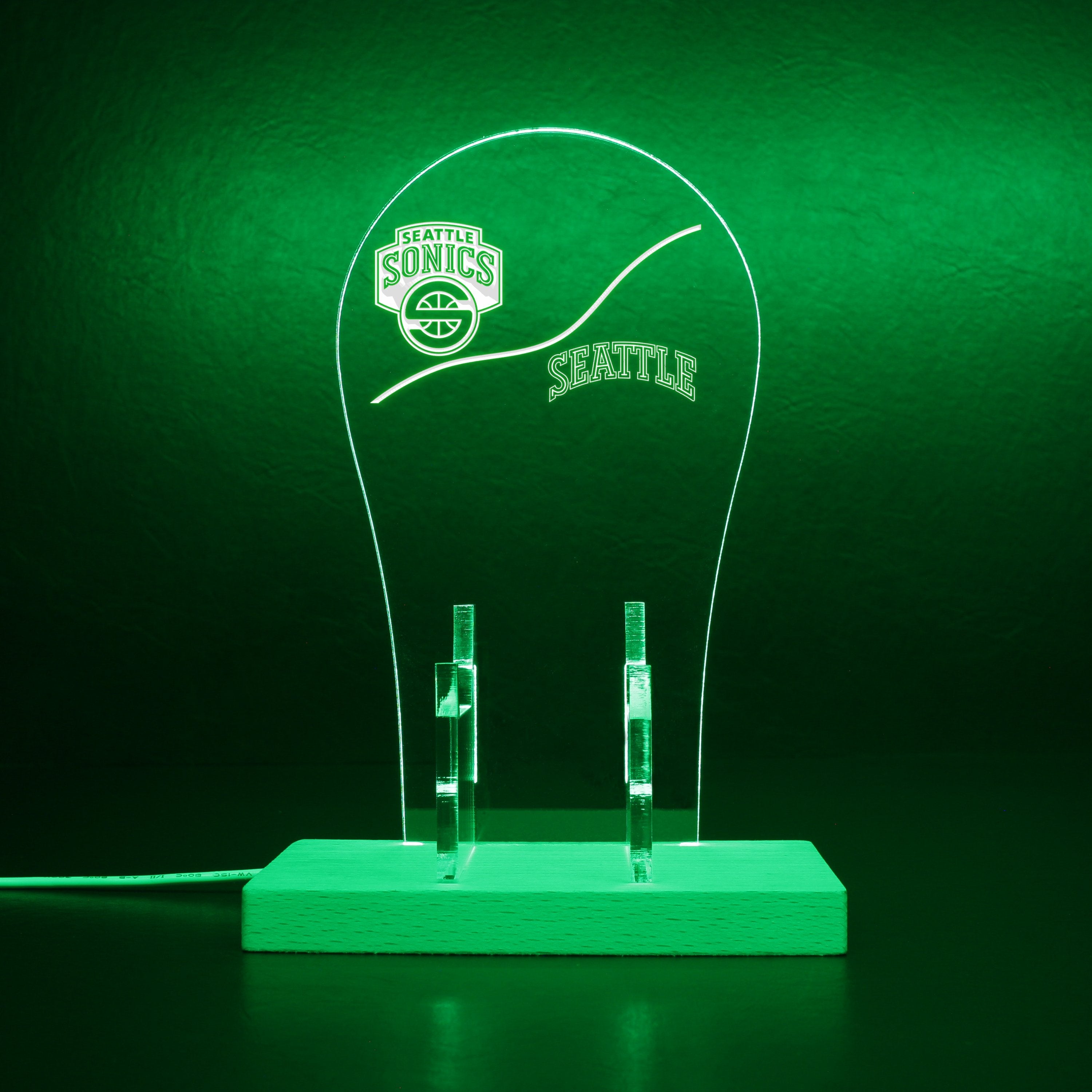 Seattle Supersonics RGB LED Gaming Headset Controller Stand