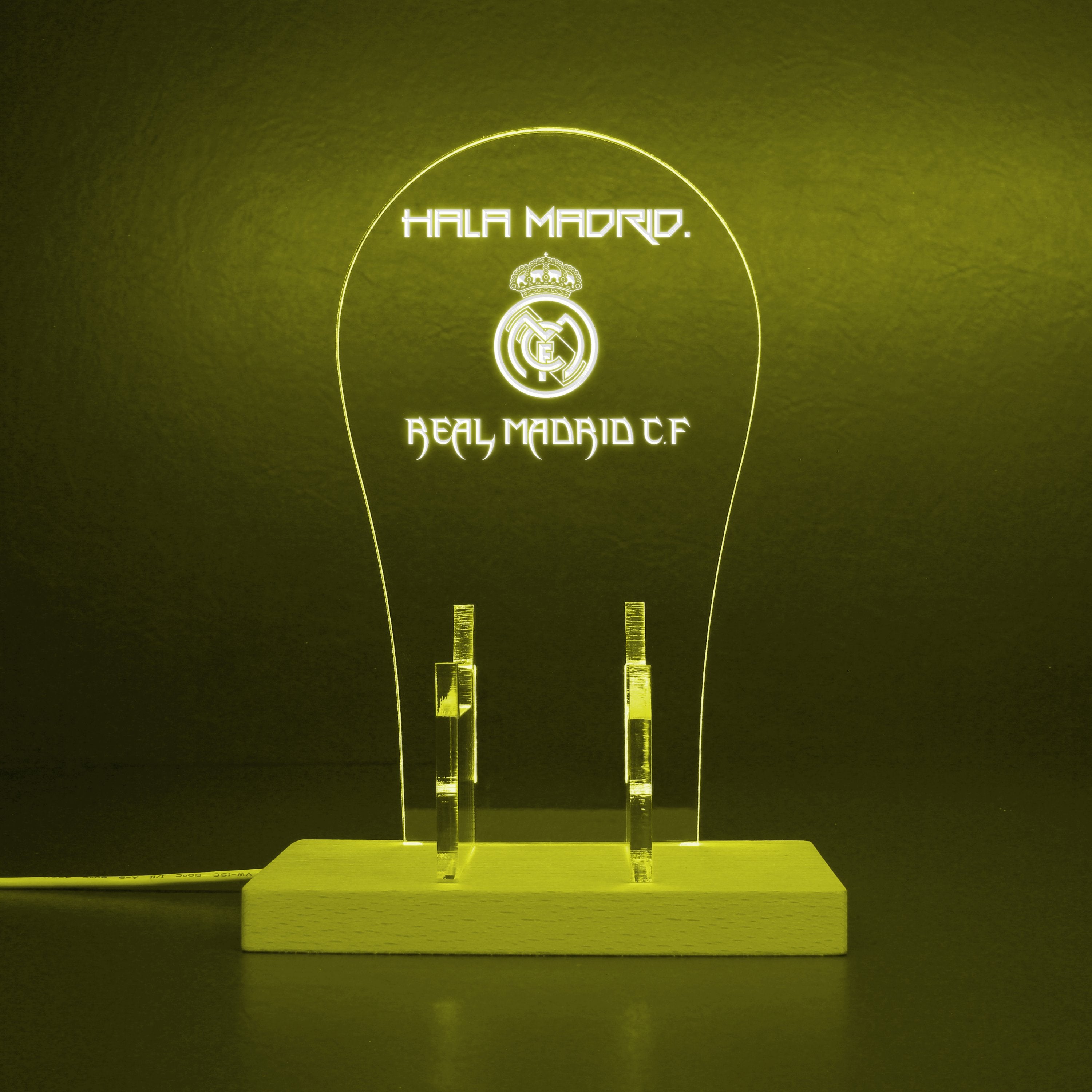 Hala Madrid Real Madrid RGB LED Gaming Headset Controller Stand