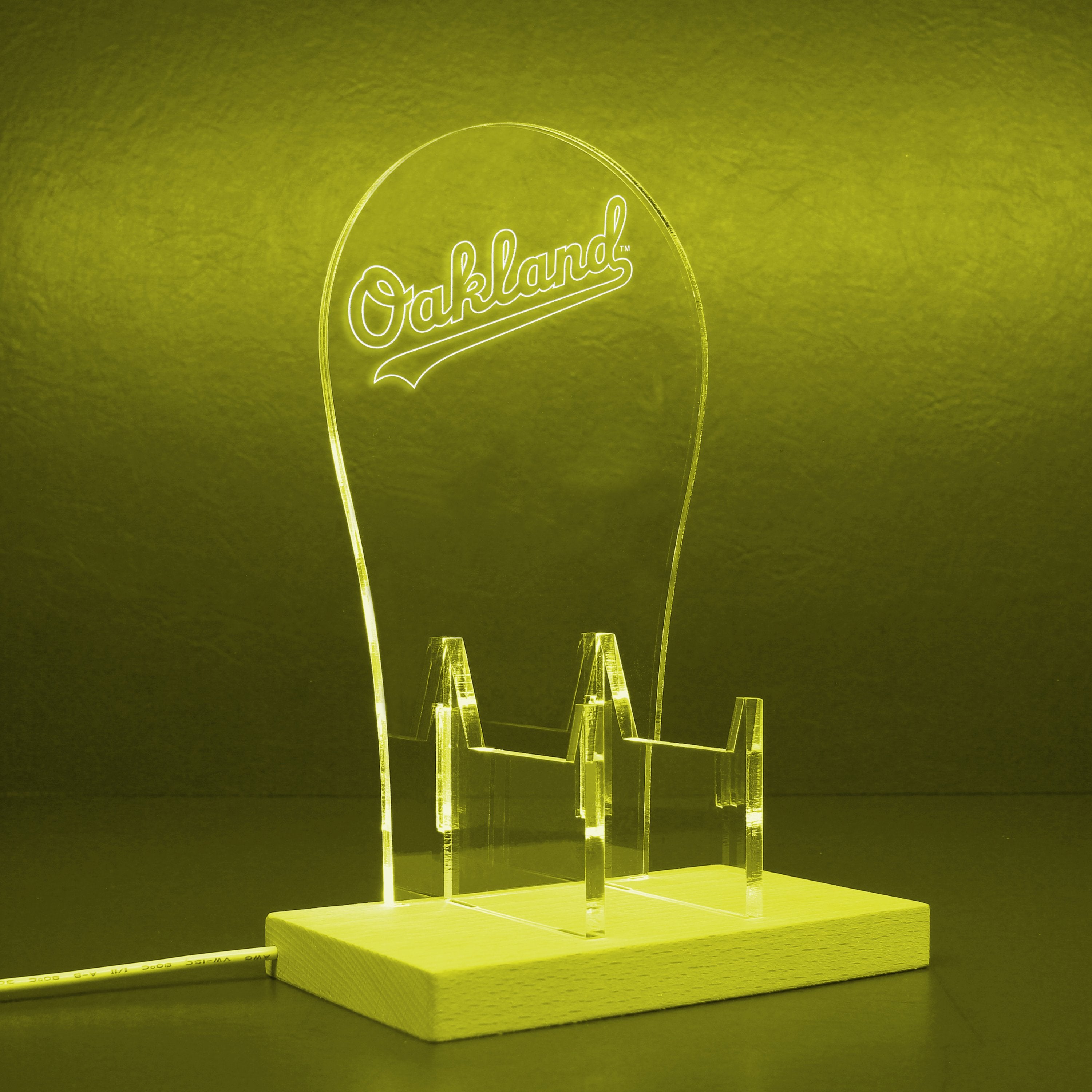 Oakland Athletics RGB LED Gaming Headset Controller Stand