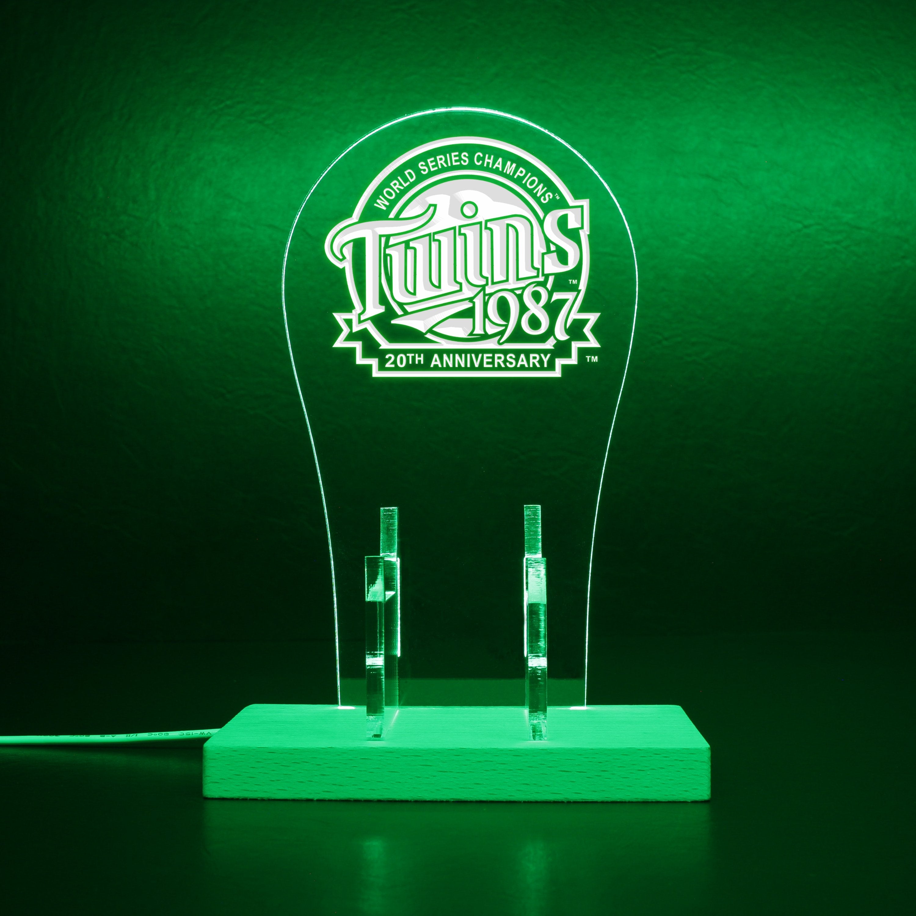 Minnesota Twins 20th Anniversary RGB LED Gaming Headset Controller Stand
