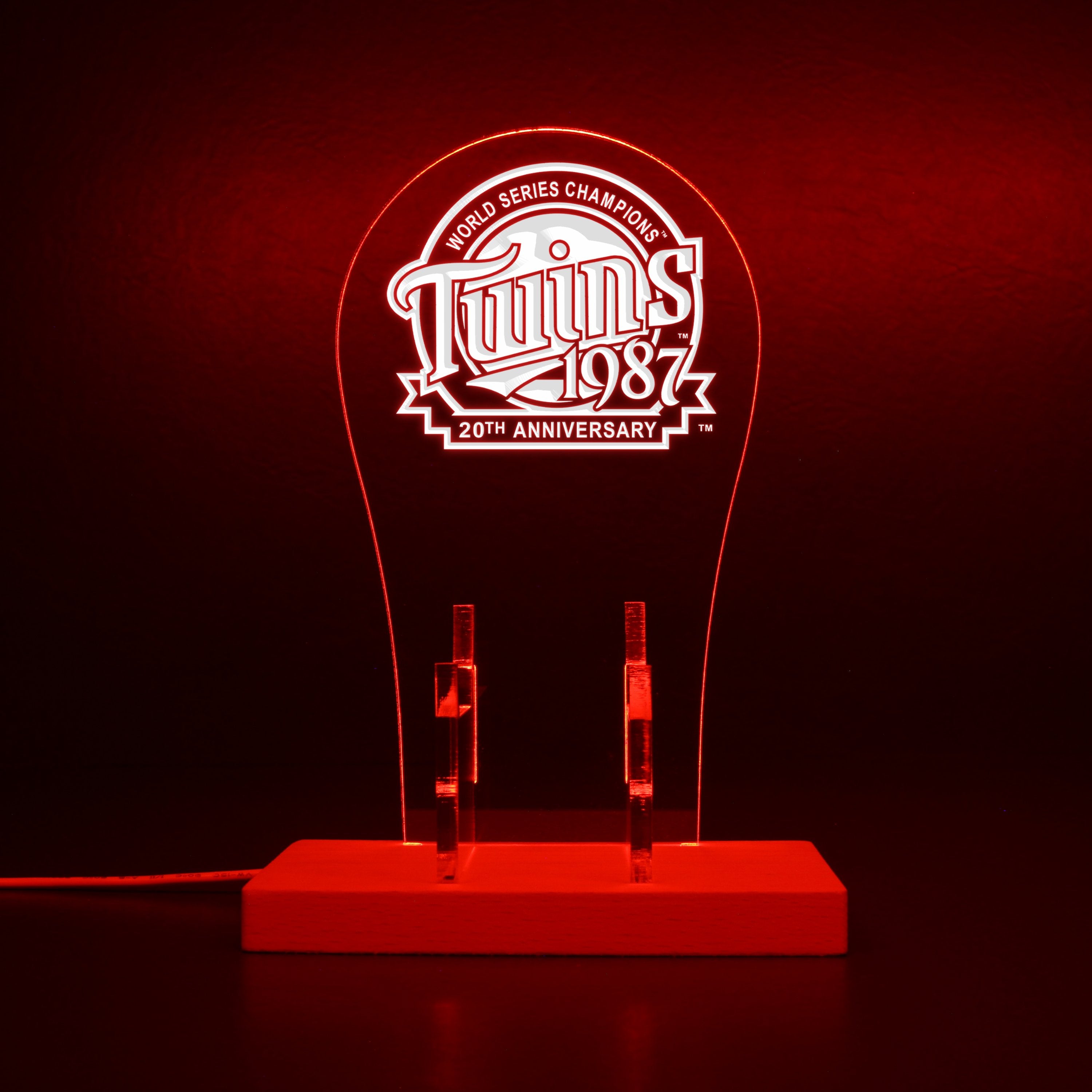 Minnesota Twins 20th Anniversary RGB LED Gaming Headset Controller Stand