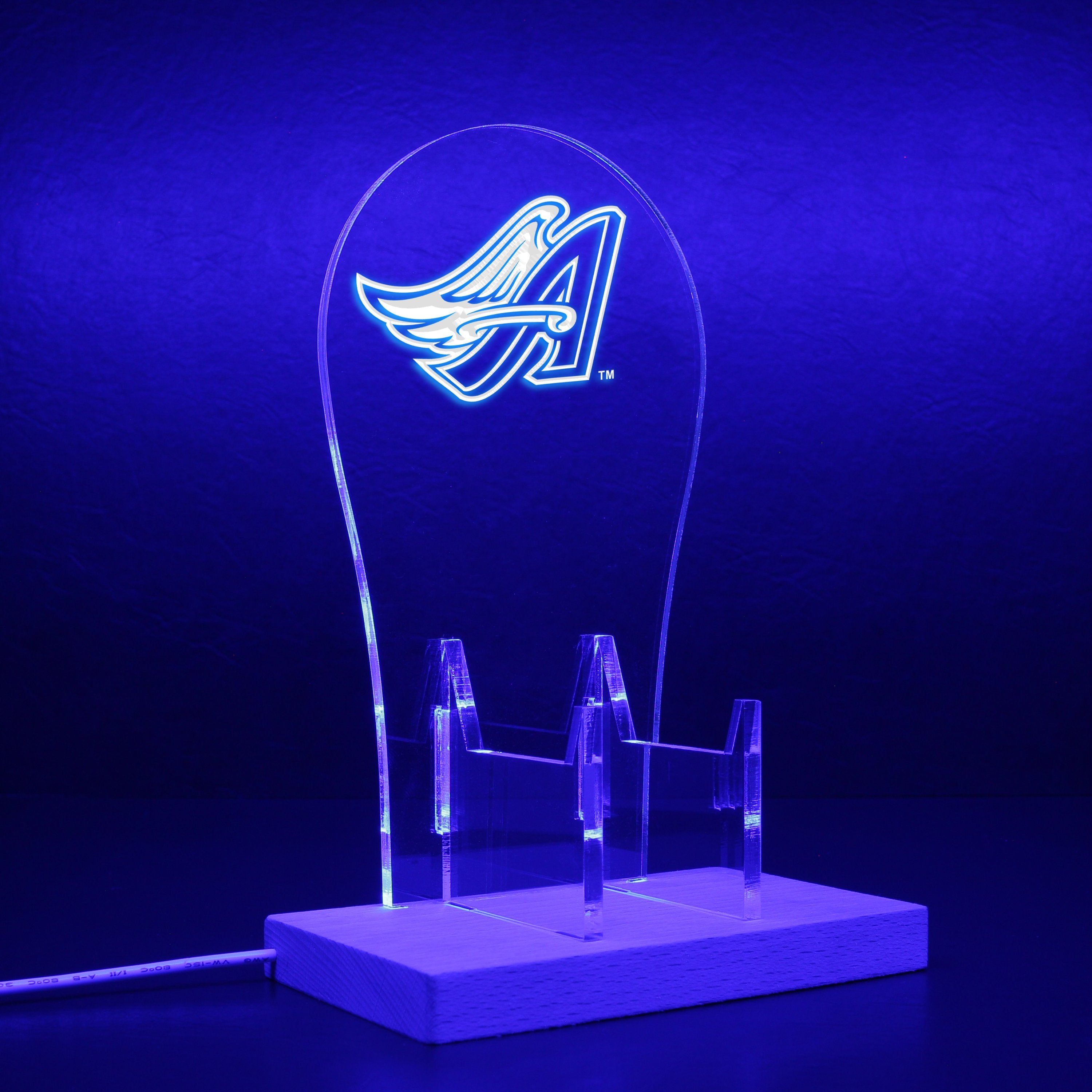 Los Angeles Angels Alternate Logos 1997 - 2001 RGB LED Gaming Headset Controller Stand