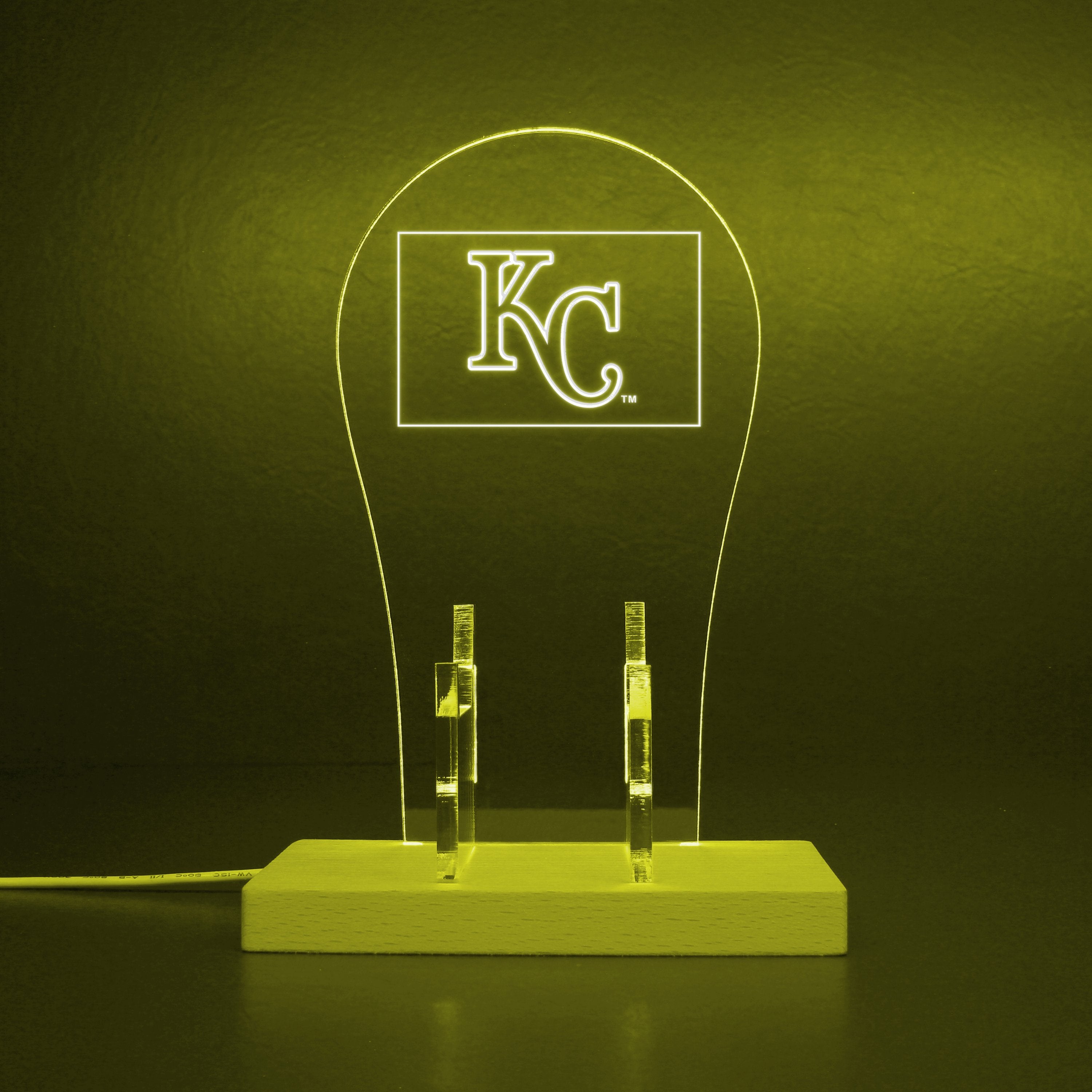 Kansas City Royals Cap Logos RGB LED Gaming Headset Controller Stand