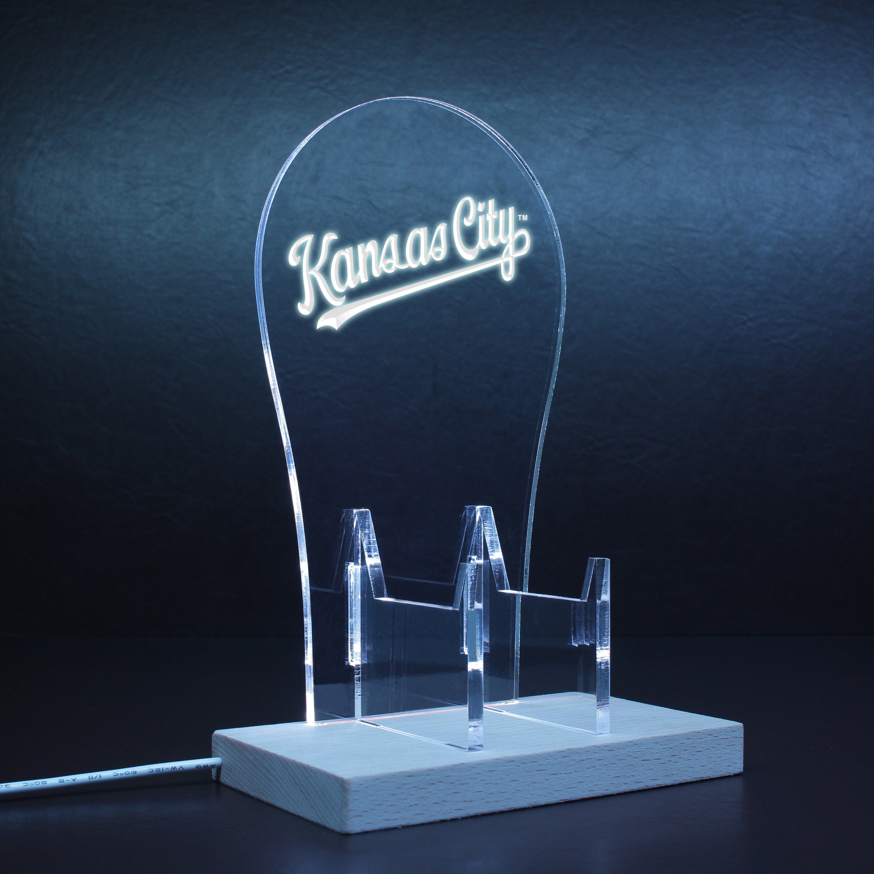 Kansas City Royals Jersey Logos RGB LED Gaming Headset Controller Stand