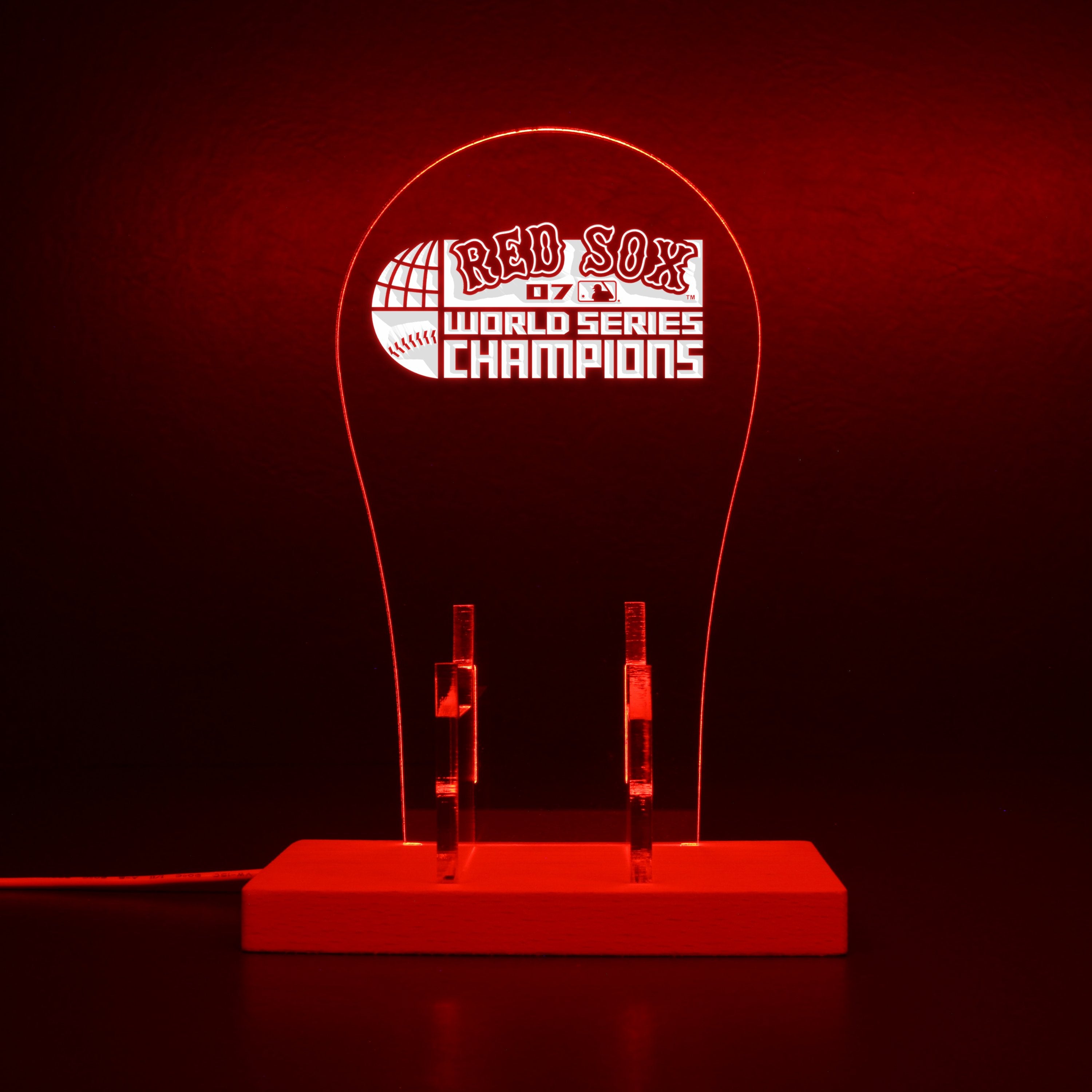 Boston Red Sox Champion Logo RGB LED Gaming Headset Controller Stand