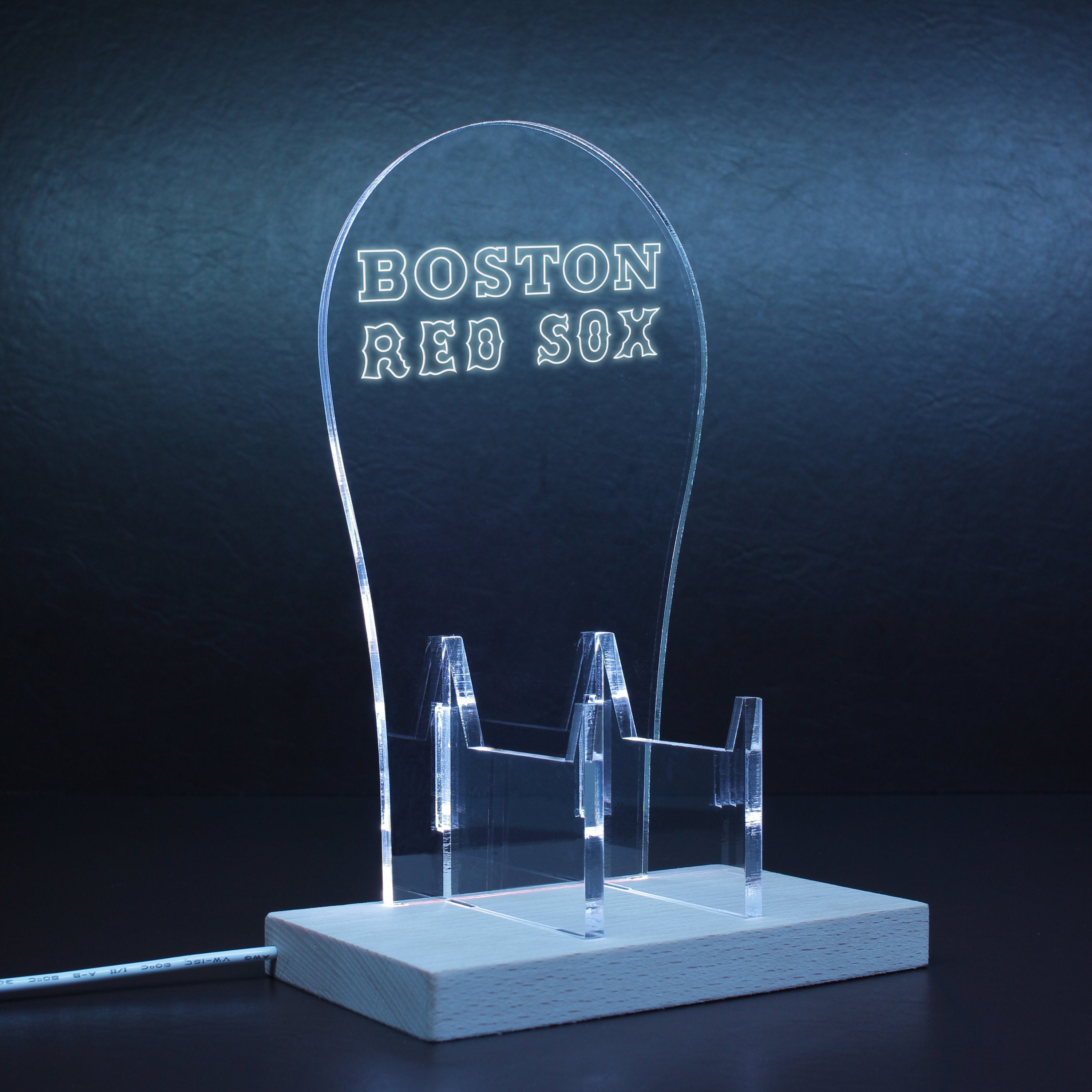 Boston Red Sox 1987 - 2008 RGB LED Gaming Headset Controller Stand