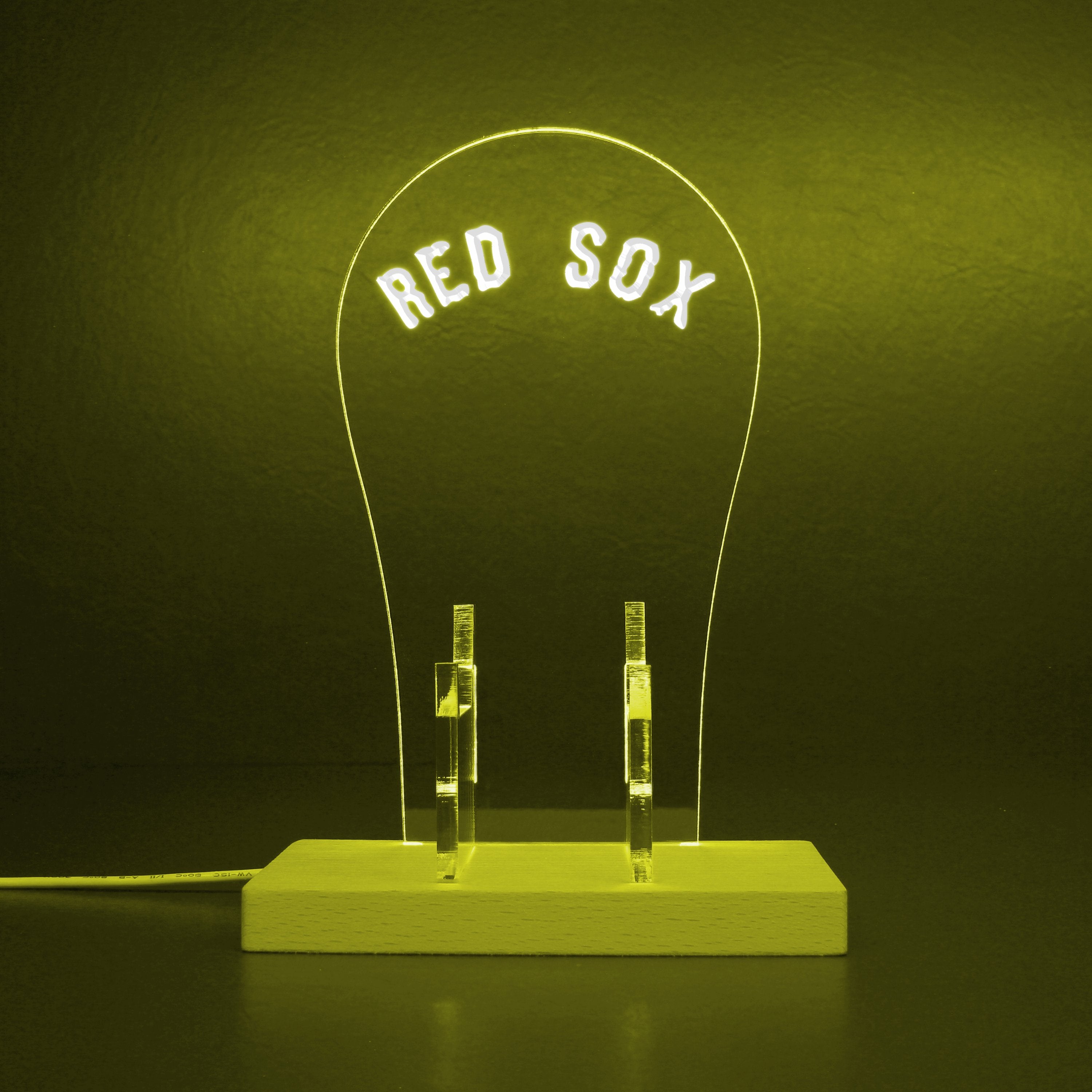 Boston Red Sox Jersey Logos RGB LED Gaming Headset Controller Stand