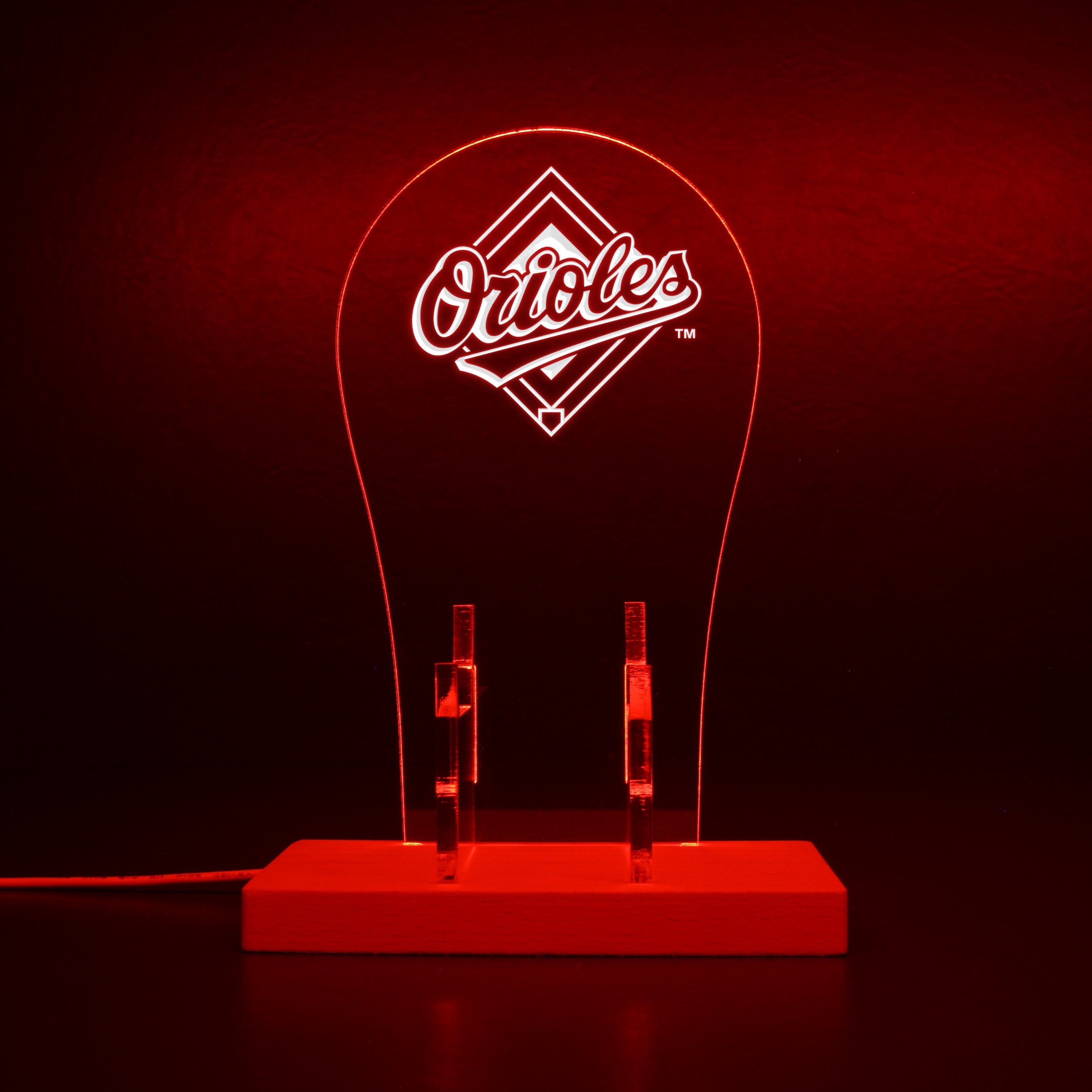Baltimore Orioles Alternate Logos RGB LED Gaming Headset Controller Stand