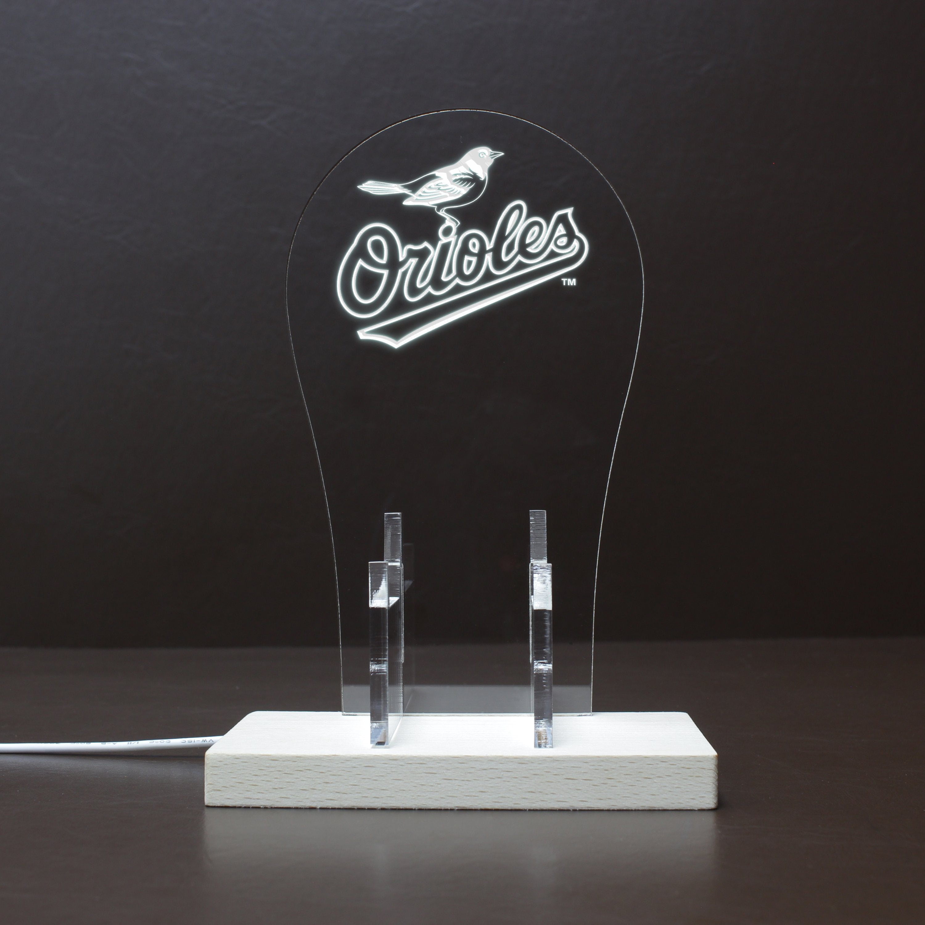 Baltimore Orioles MLB RGB LED Gaming Headset Controller Stand