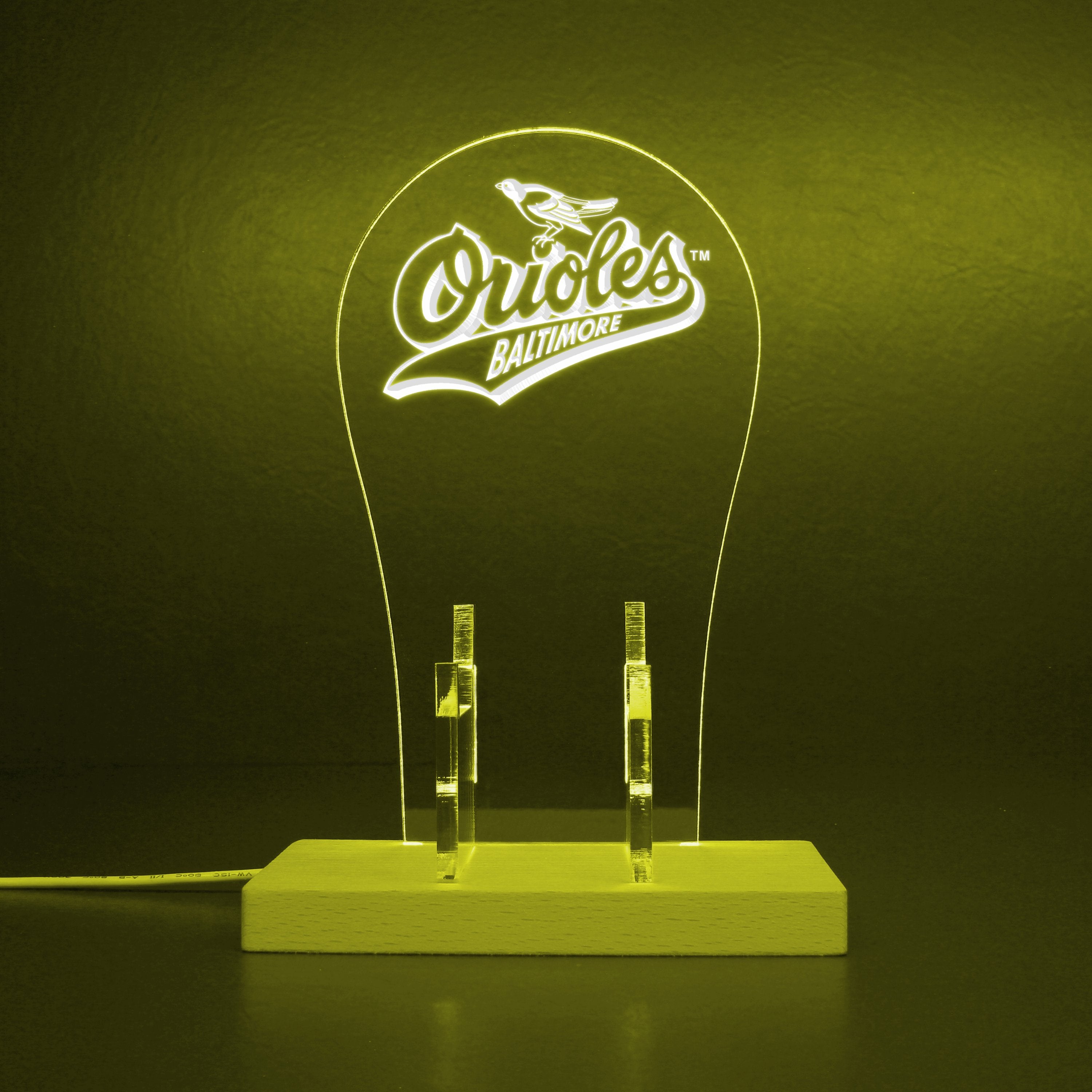 Baltimore Orioles MLB RGB LED Gaming Headset Controller Stand