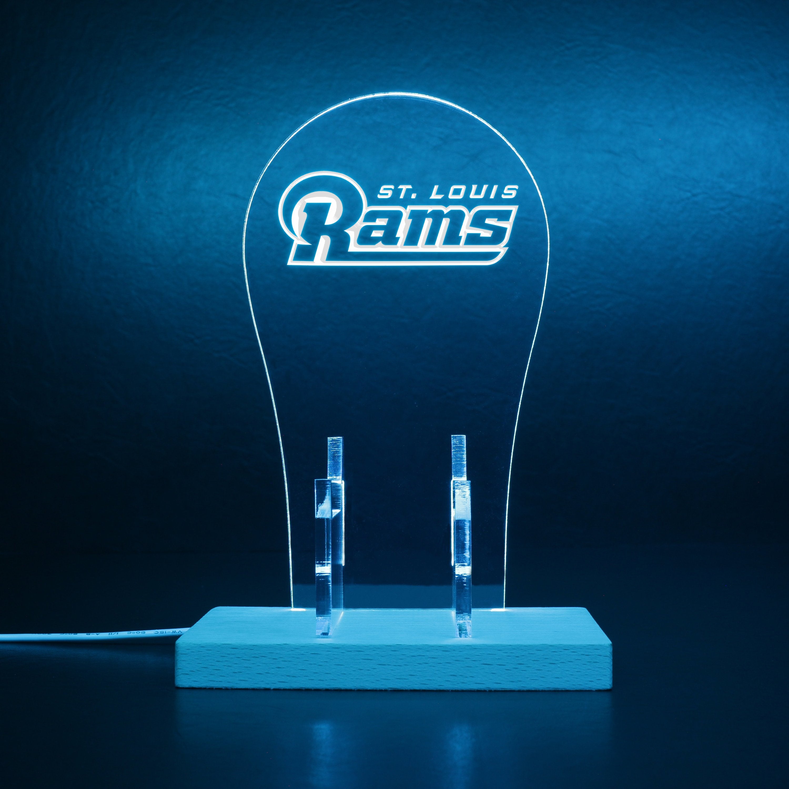 St. Louis Rams RGB LED Gaming Headset Controller Stand