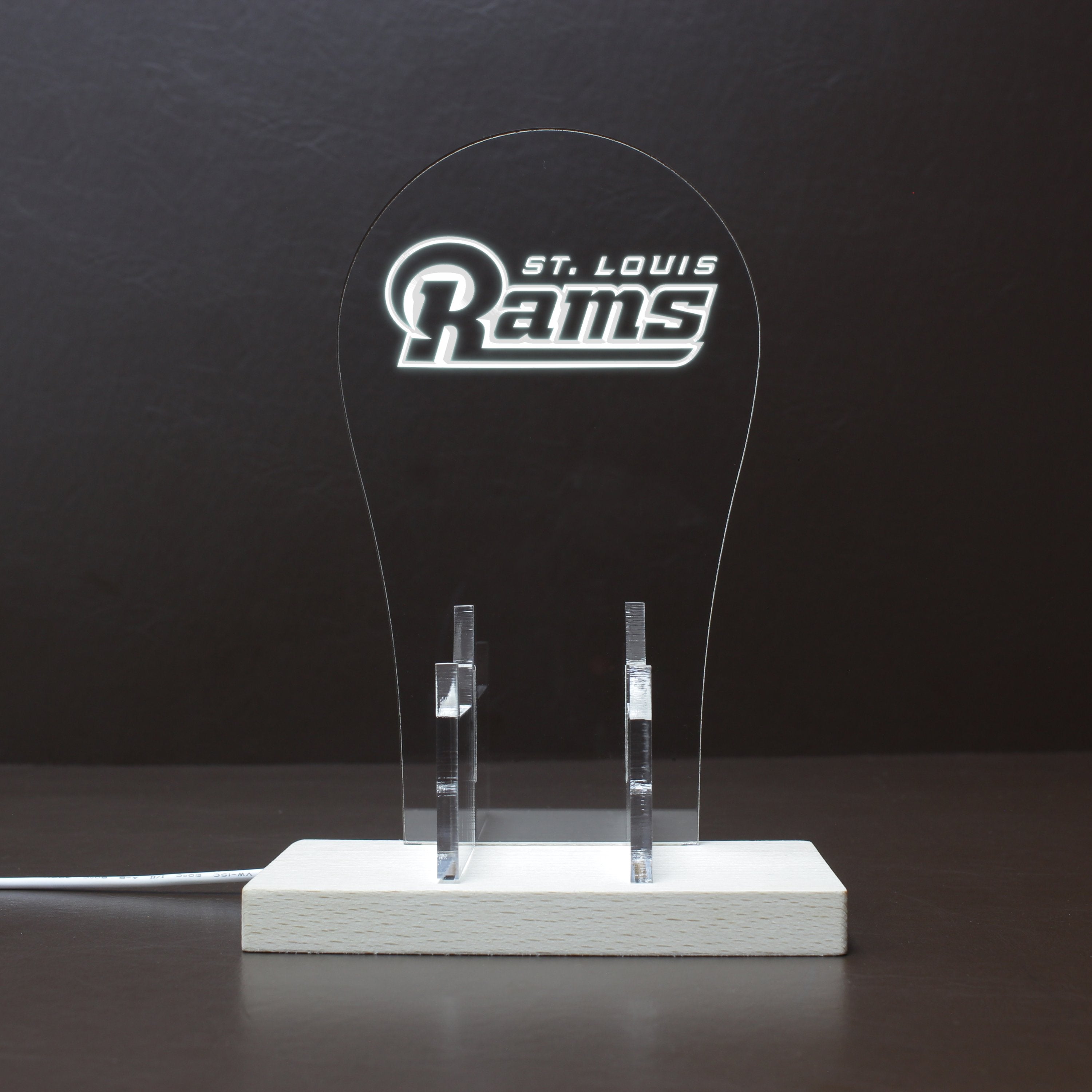 St. Louis Rams RGB LED Gaming Headset Controller Stand