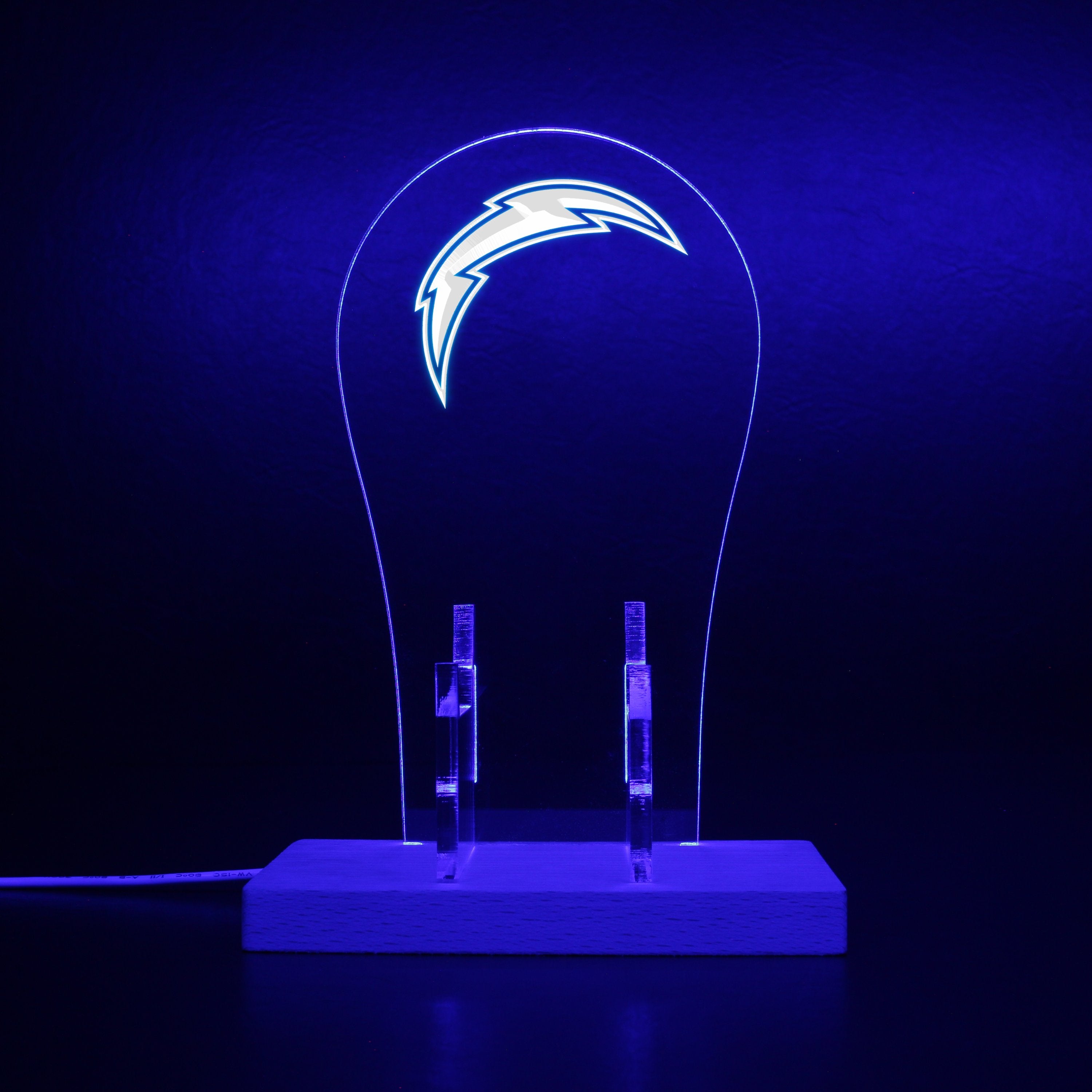 San Diego Chargers RGB LED Gaming Headset Controller Stand