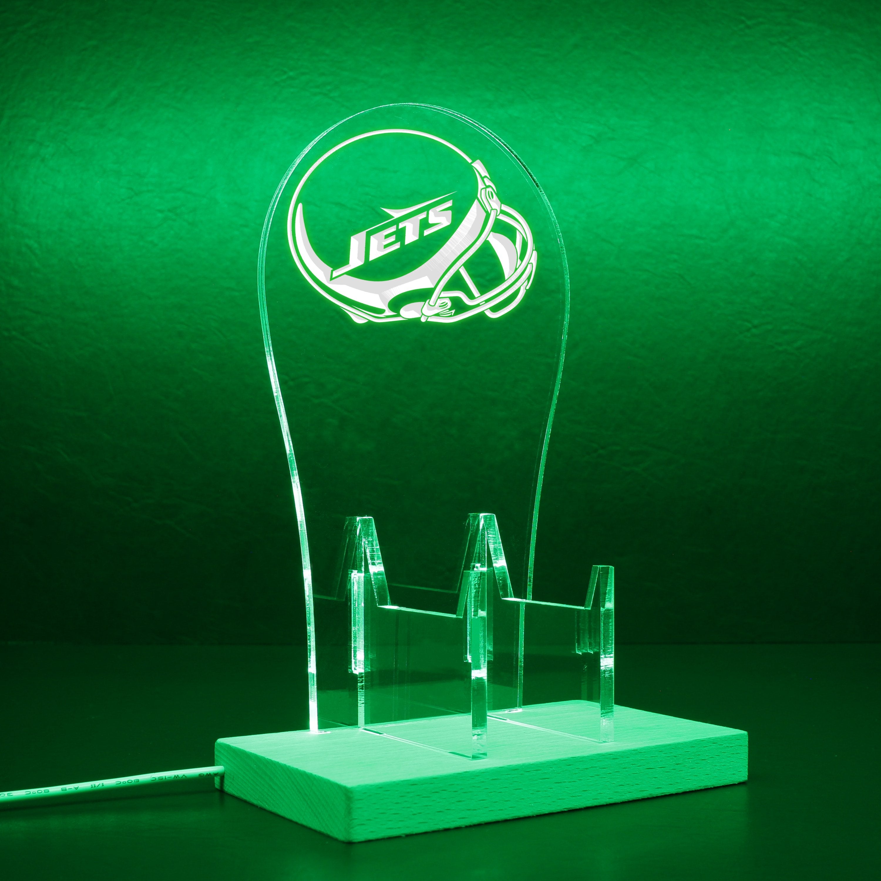 New York Jets RGB LED Gaming Headset Controller Stand