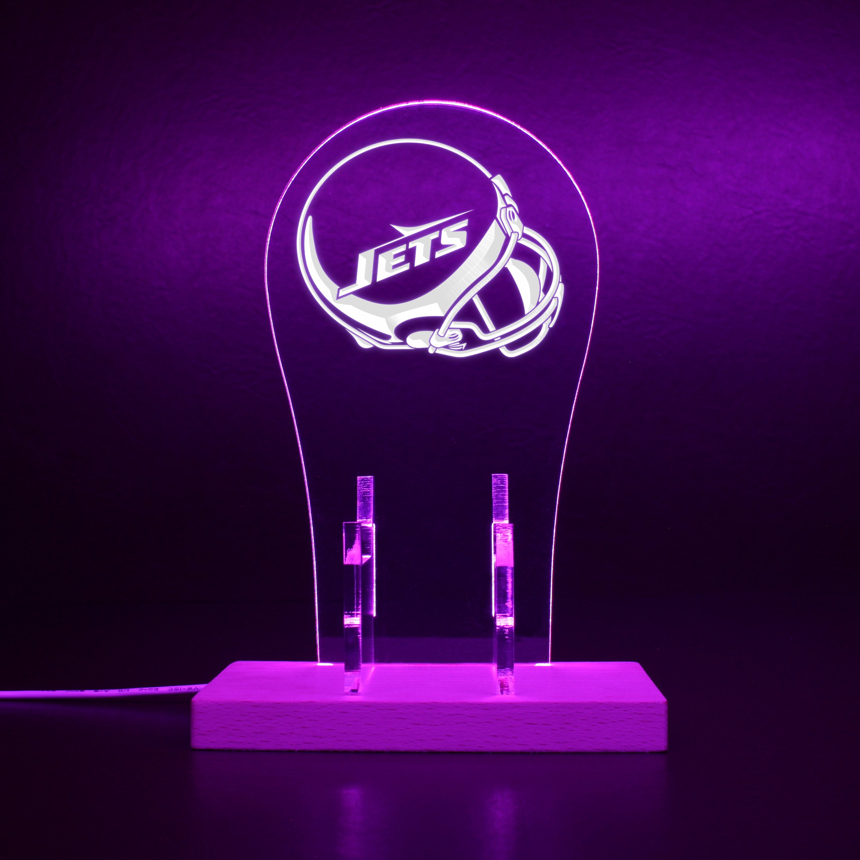 New York Jets RGB LED Gaming Headset Controller Stand