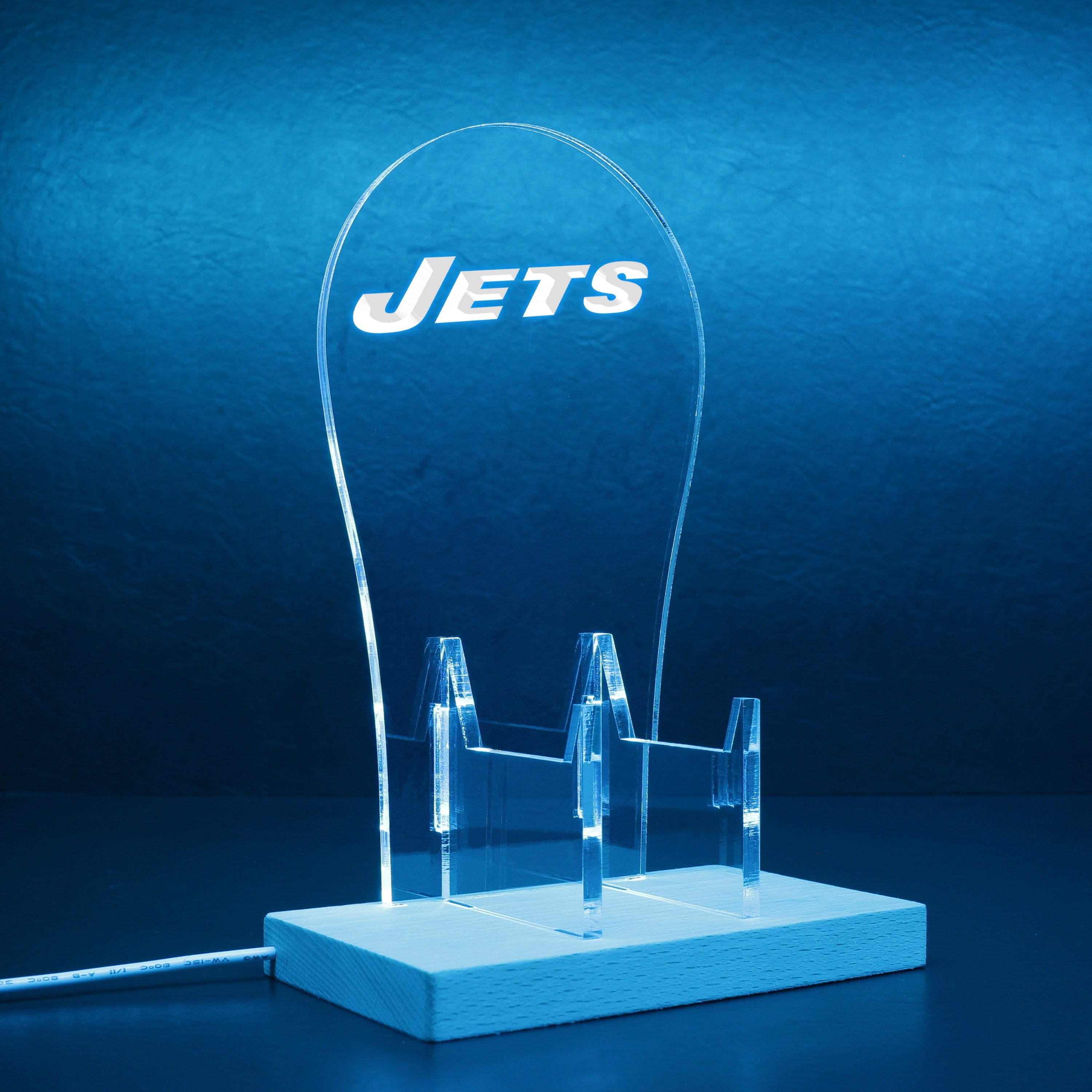 New York Jets RGB LED Gaming Headset Controller Stand