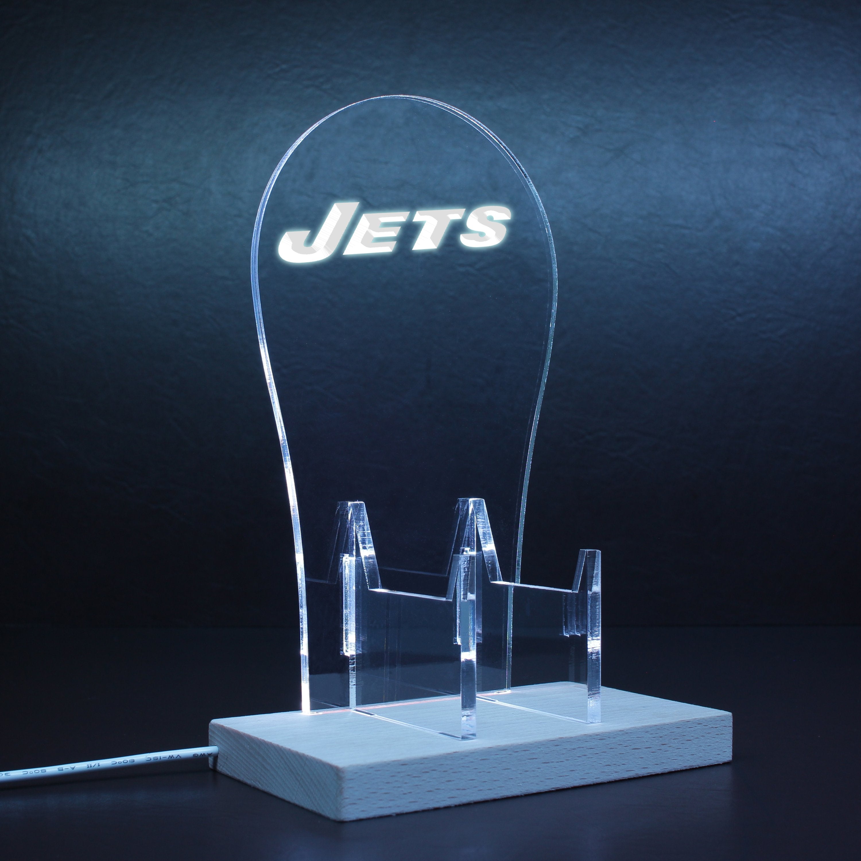 New York Jets RGB LED Gaming Headset Controller Stand