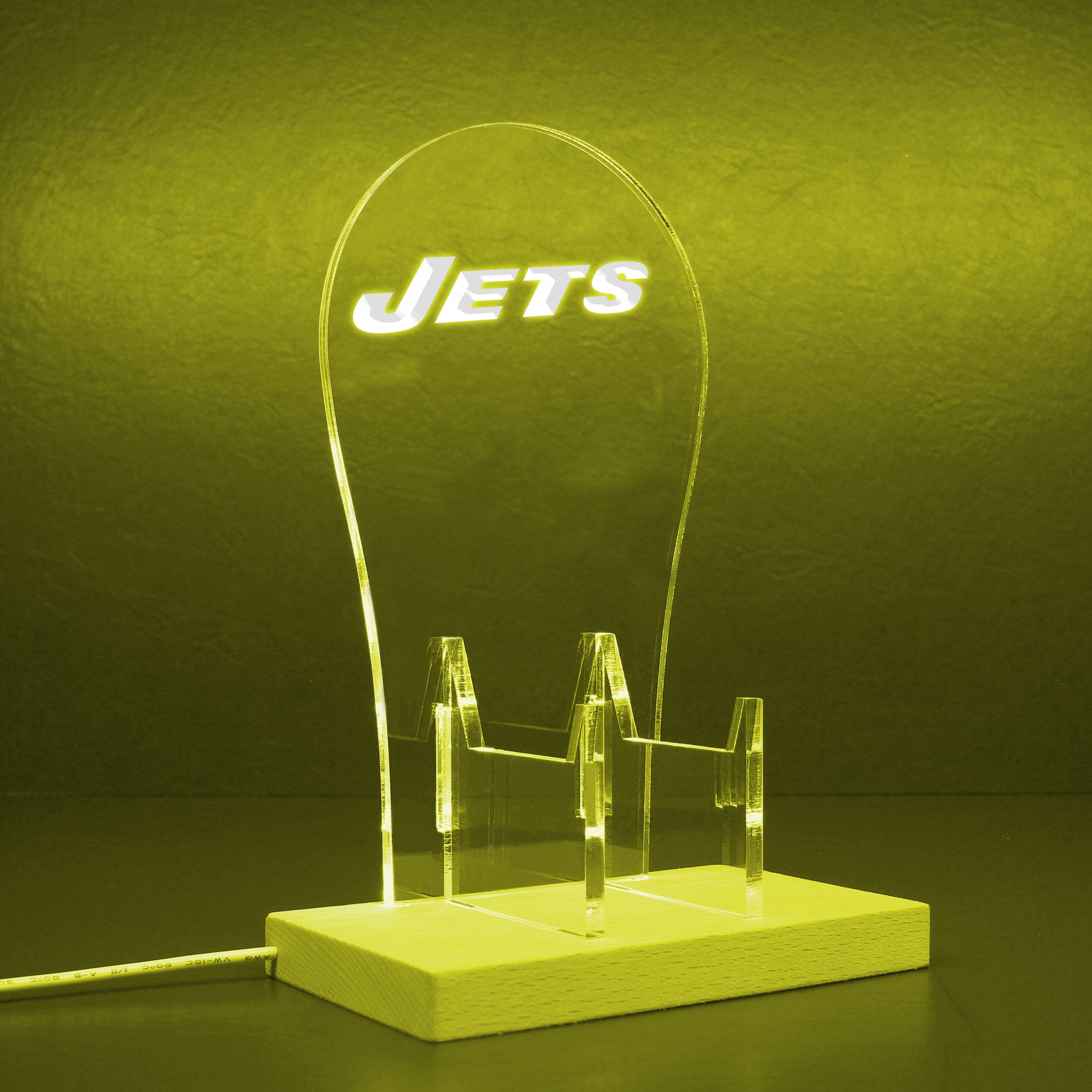 New York Jets RGB LED Gaming Headset Controller Stand