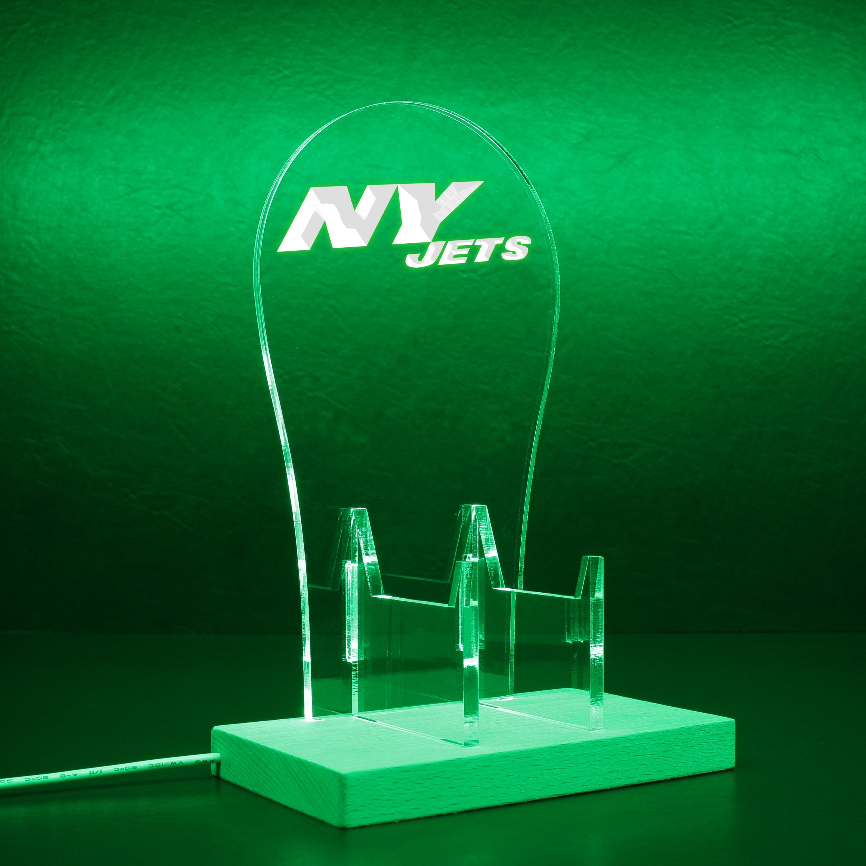 New York Jets RGB LED Gaming Headset Controller Stand