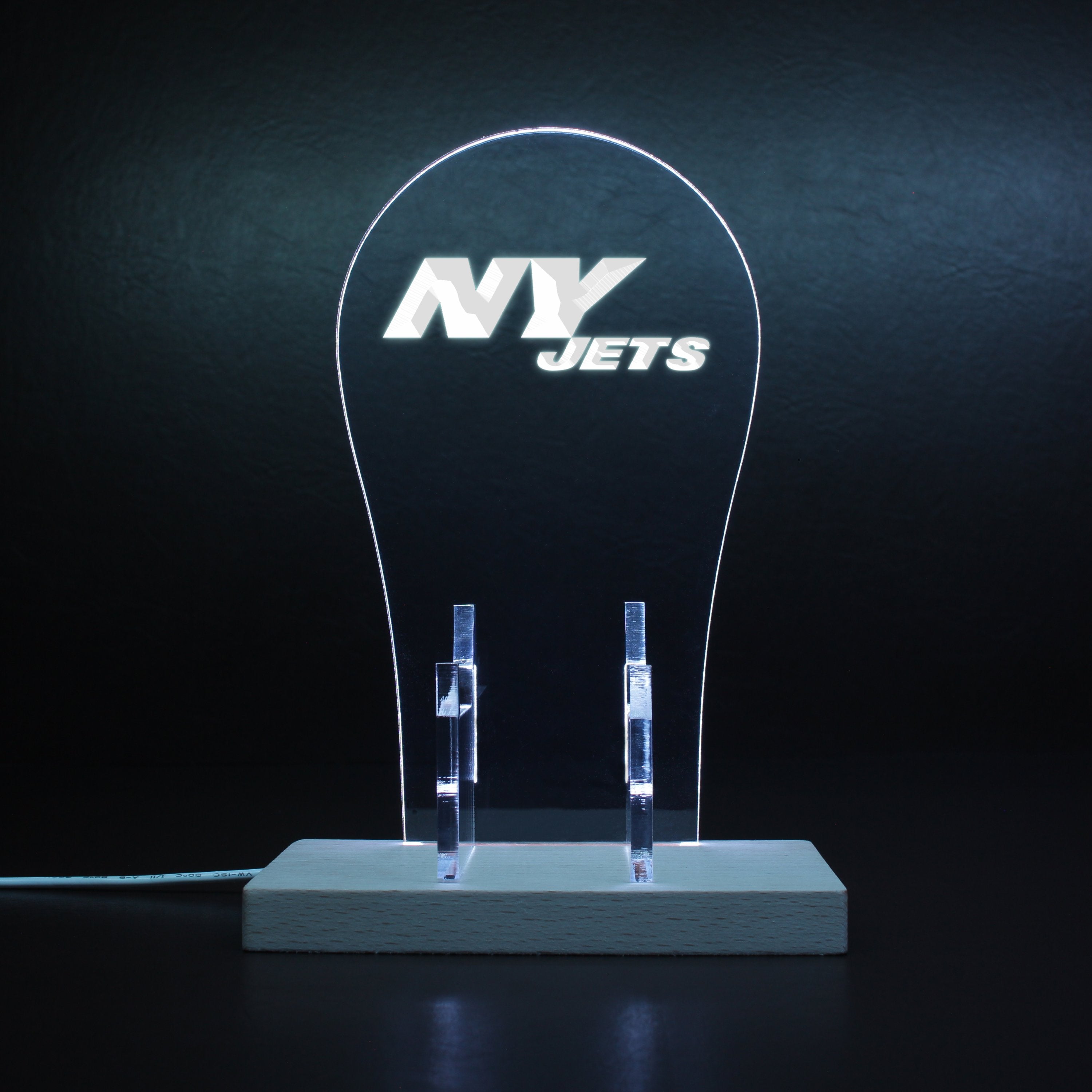 New York Jets RGB LED Gaming Headset Controller Stand