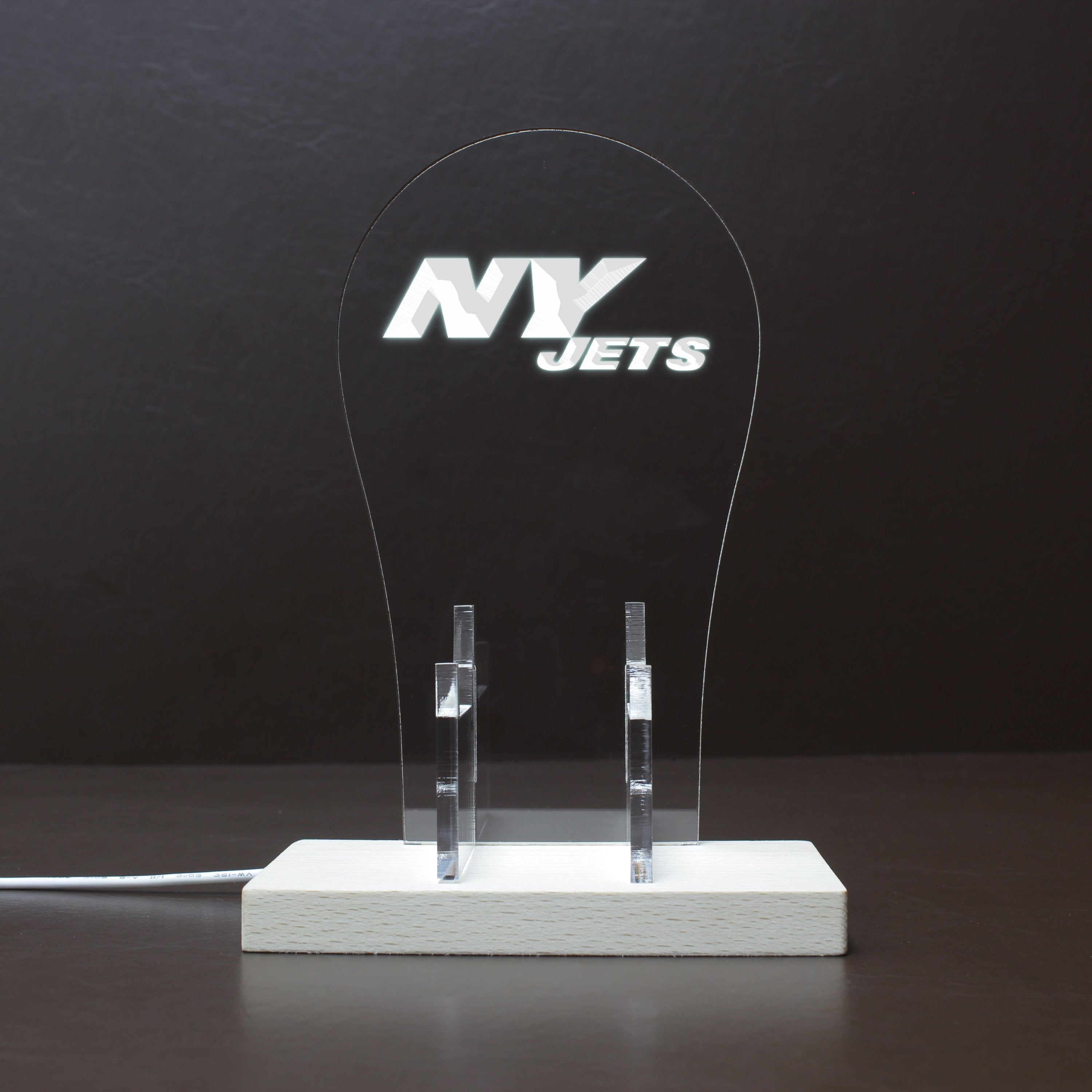 New York Jets RGB LED Gaming Headset Controller Stand