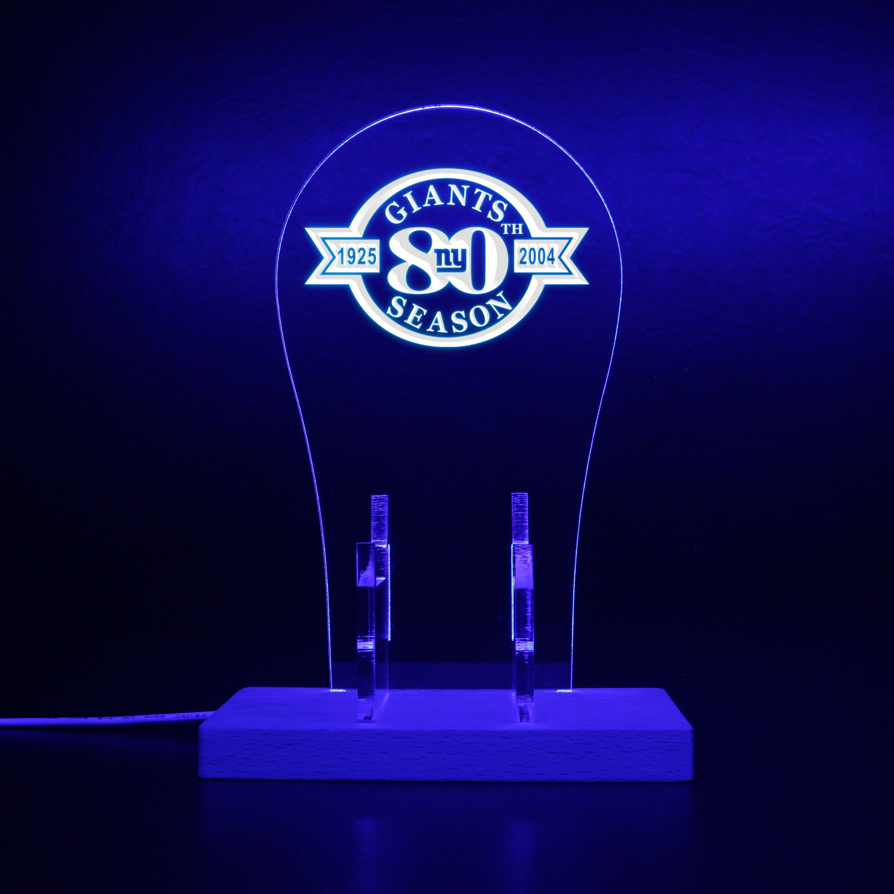 New York Giants RGB LED Gaming Headset Controller Stand