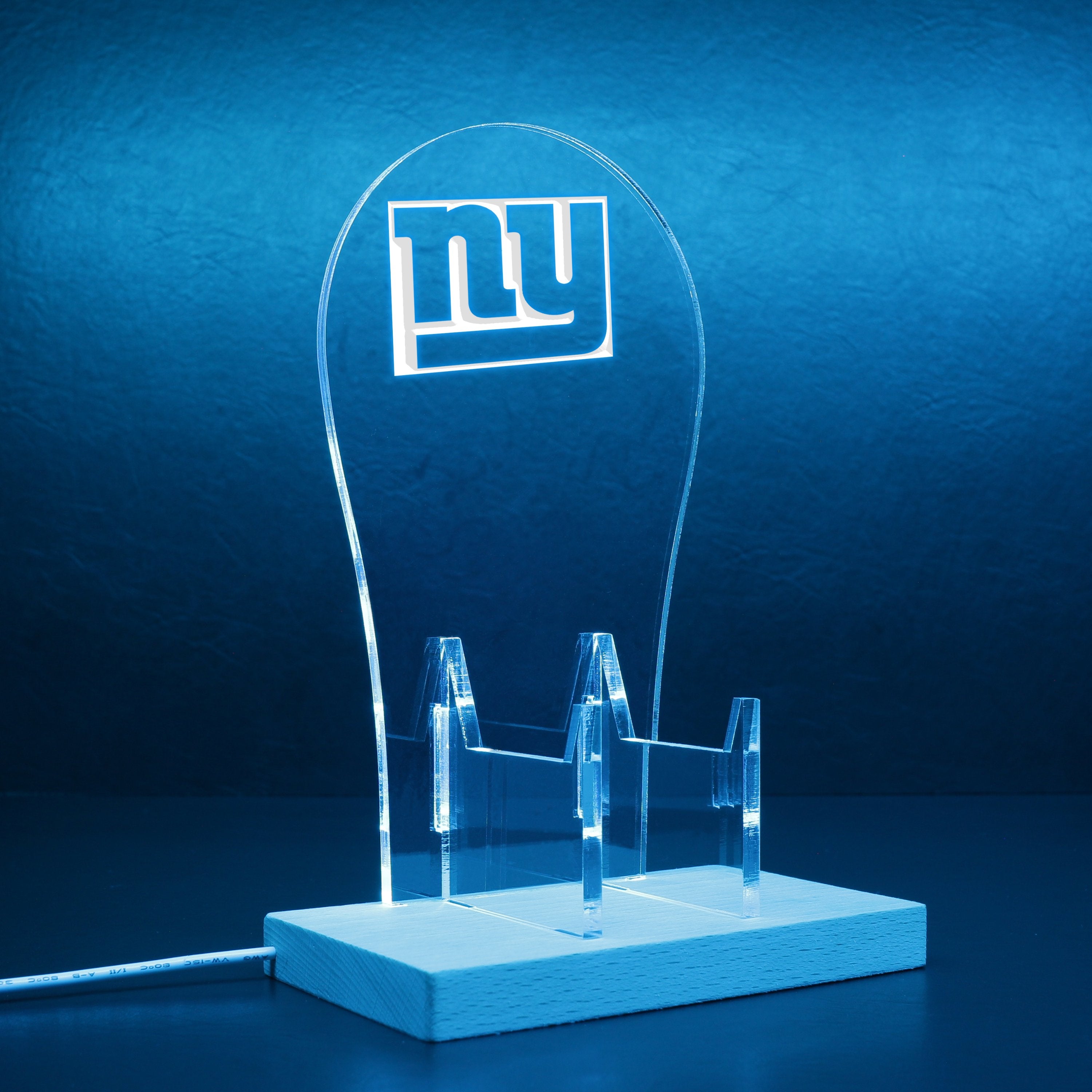 New York Giants RGB LED Gaming Headset Controller Stand