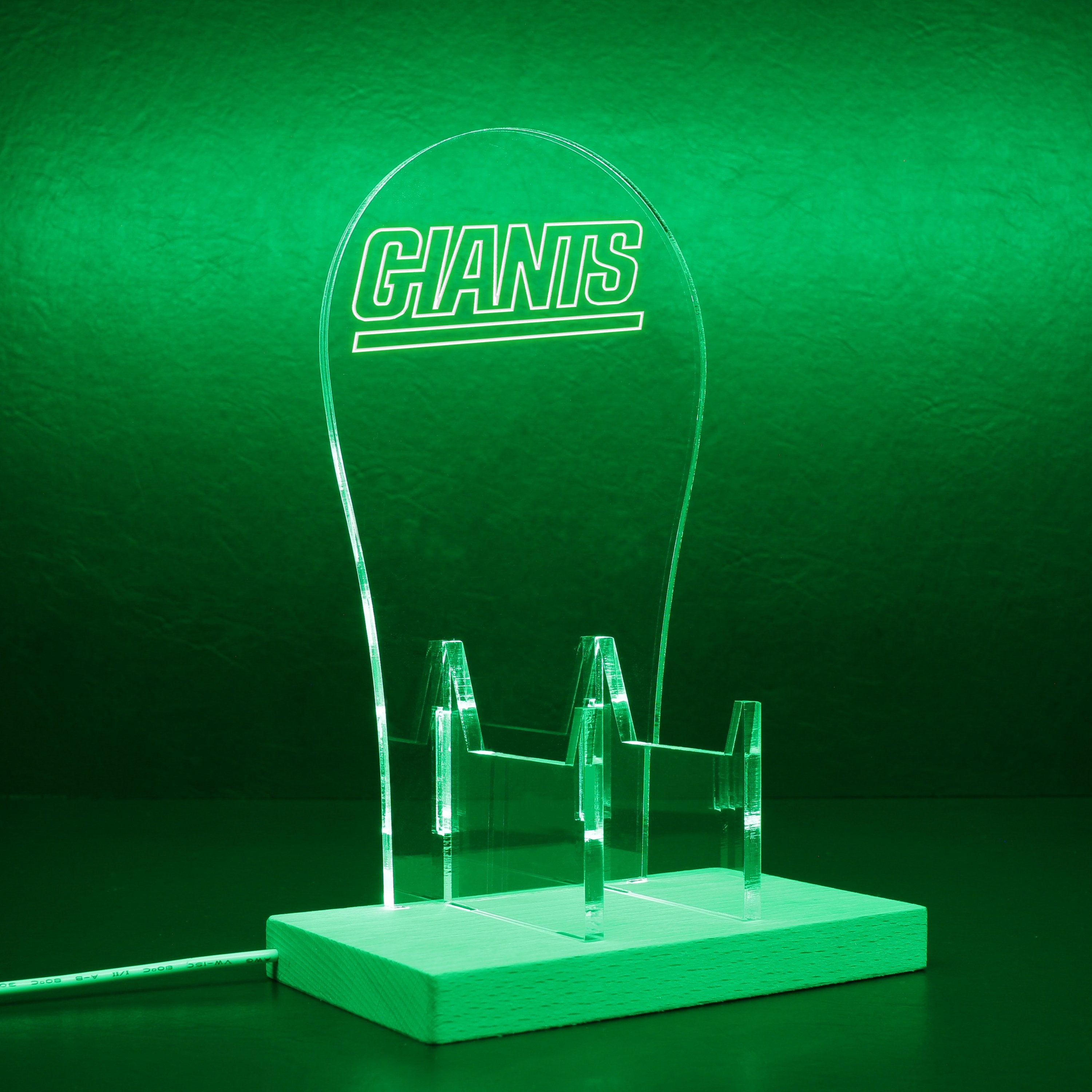 New York Giants RGB LED Gaming Headset Controller Stand