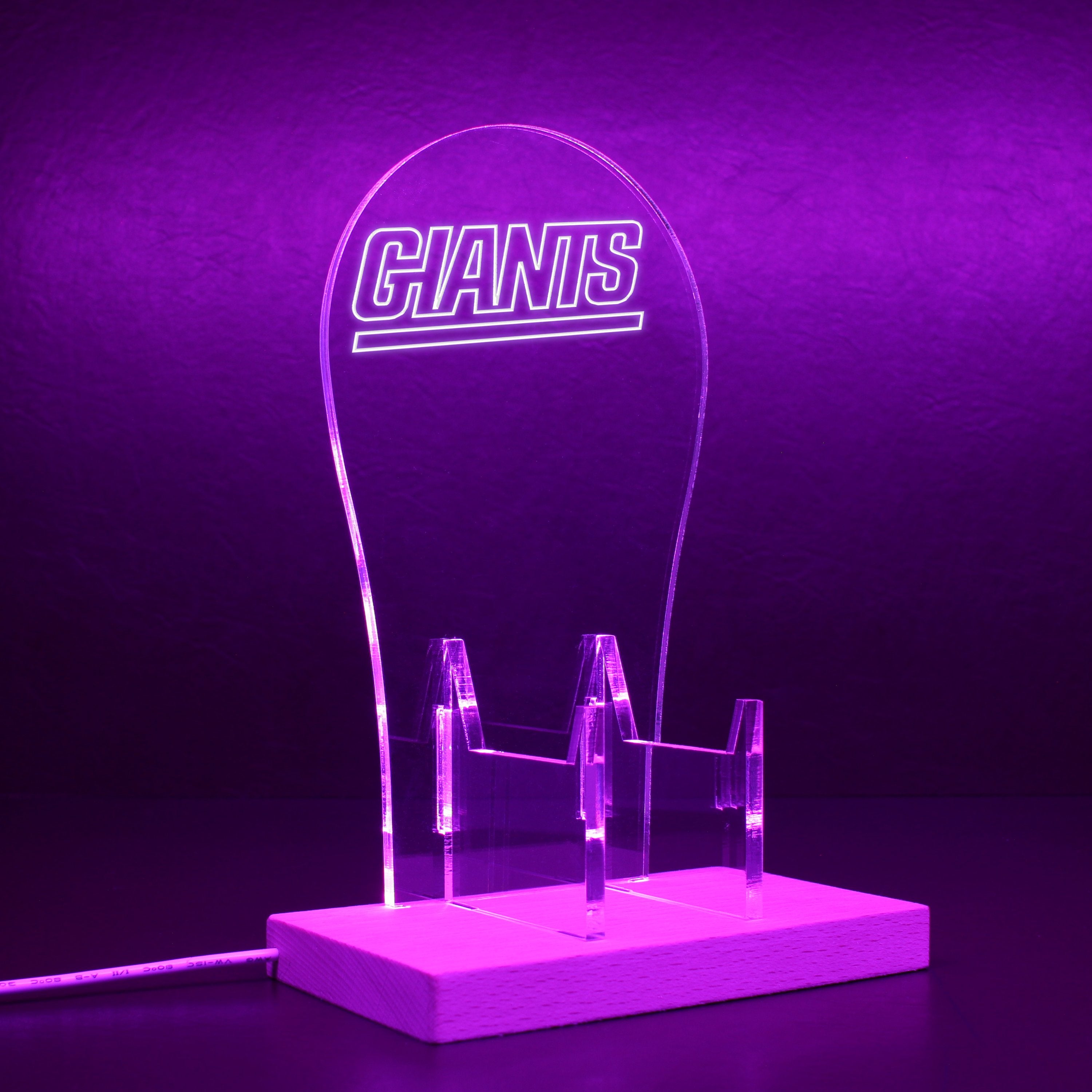 New York Giants RGB LED Gaming Headset Controller Stand