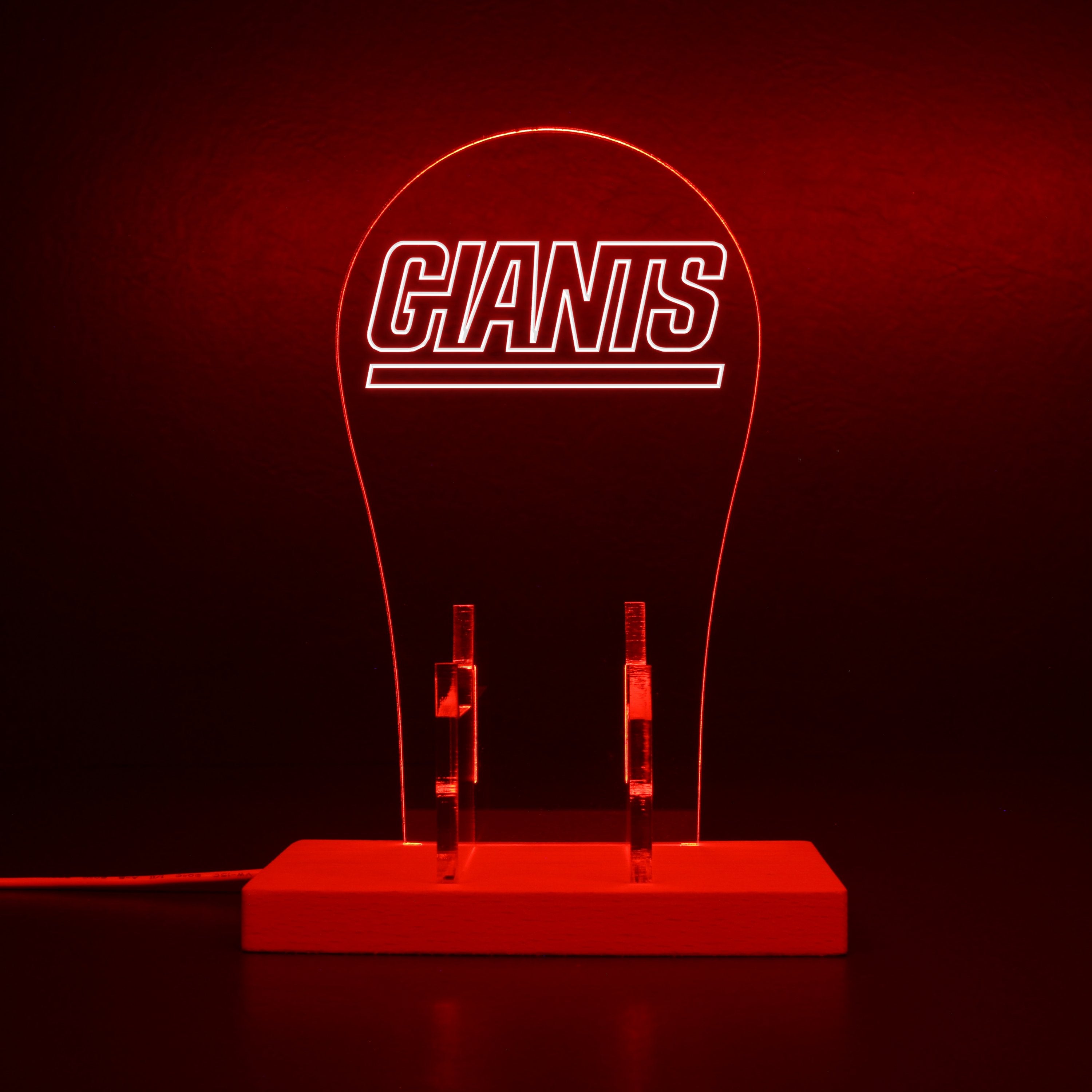 New York Giants RGB LED Gaming Headset Controller Stand